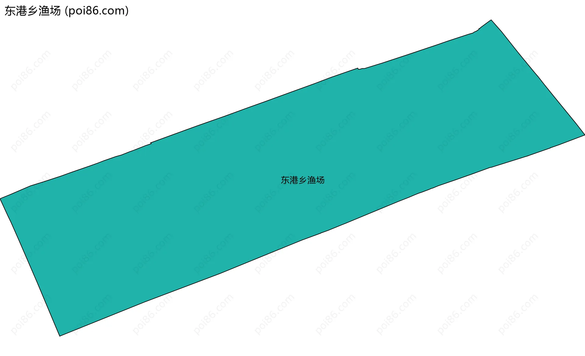 东港乡渔场边界地图