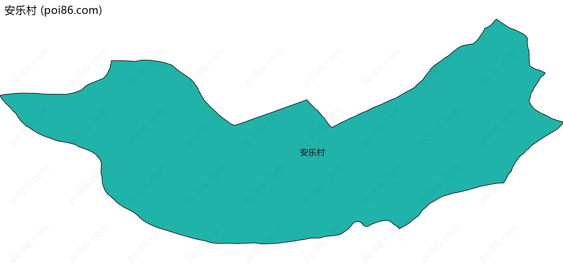 安乐村边界地图