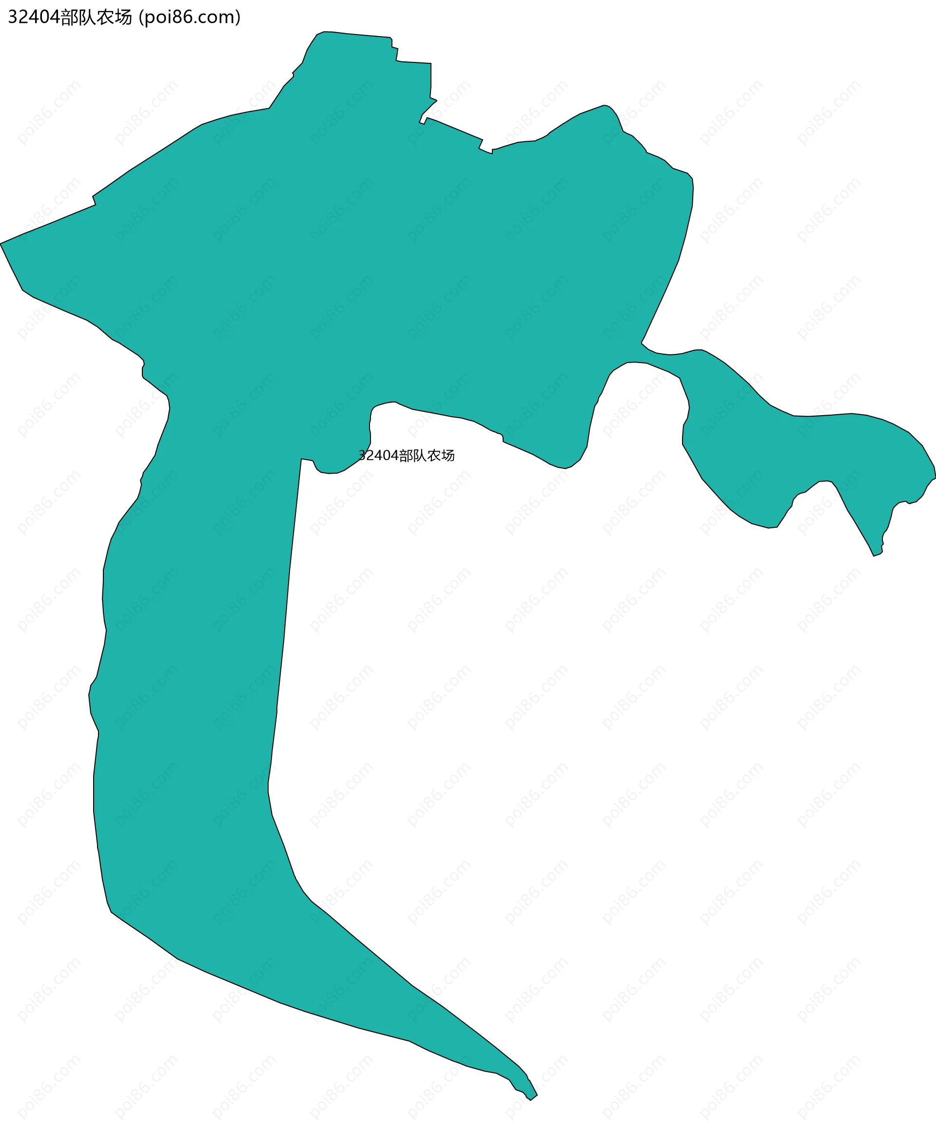 32404部队农场边界地图