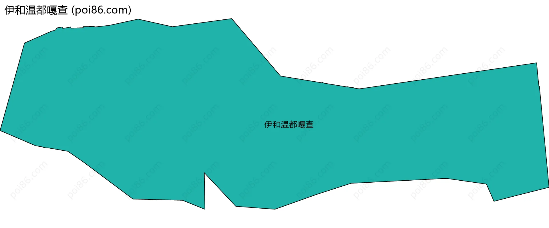 伊和温都嘎查边界地图