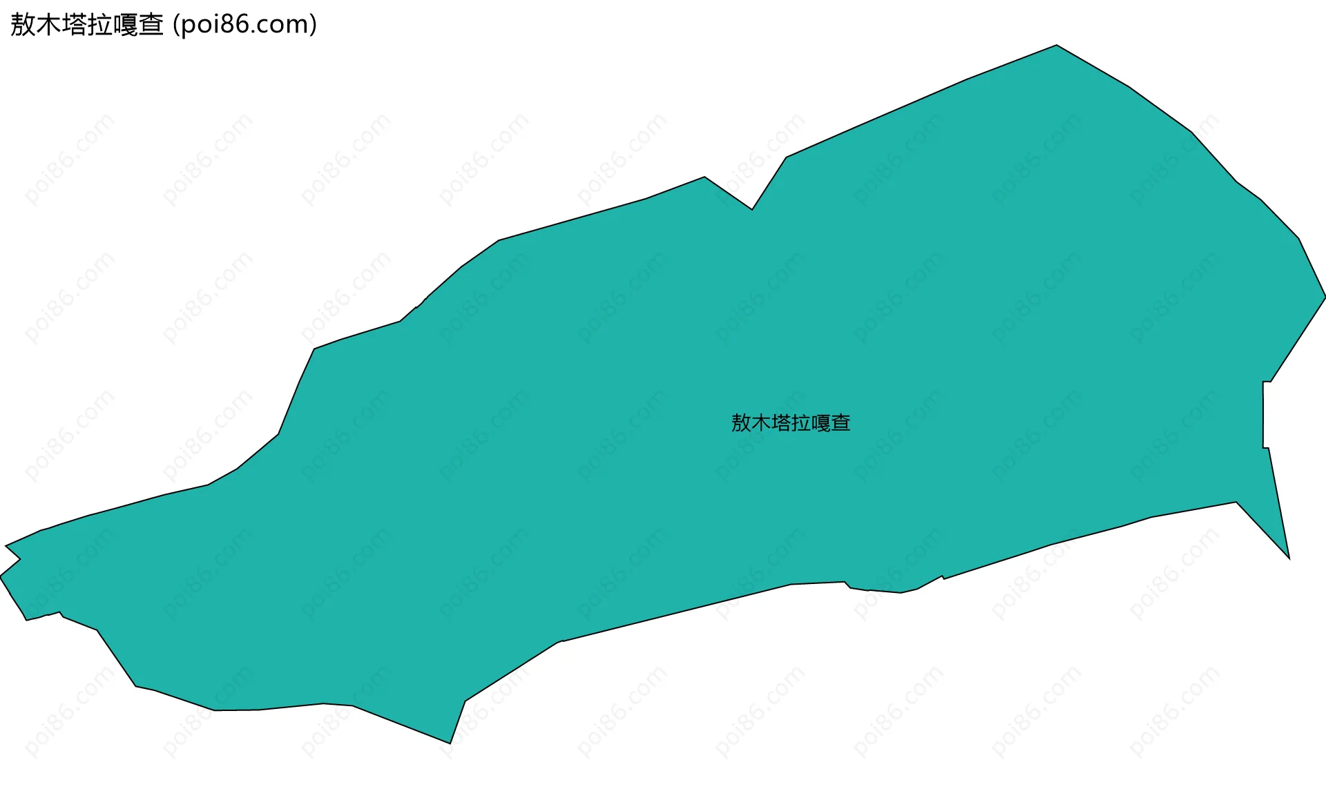 敖木塔拉嘎查边界地图