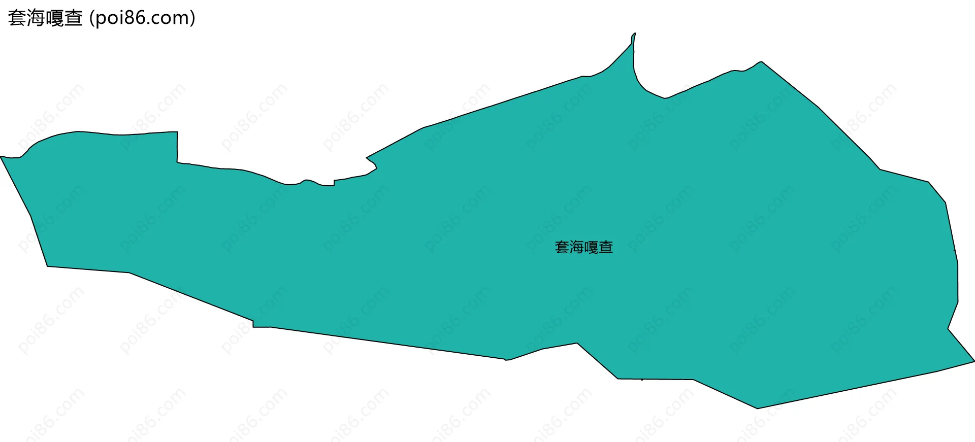 套海嘎查边界地图