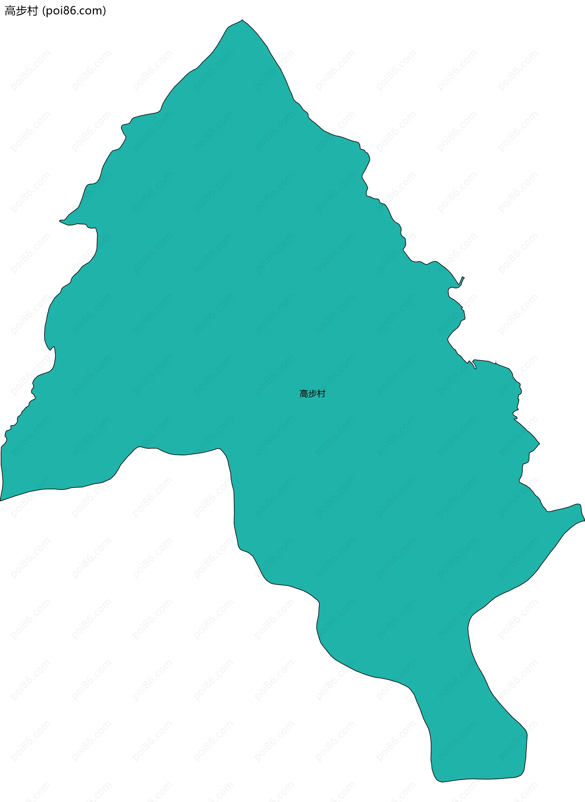 高步村边界地图
