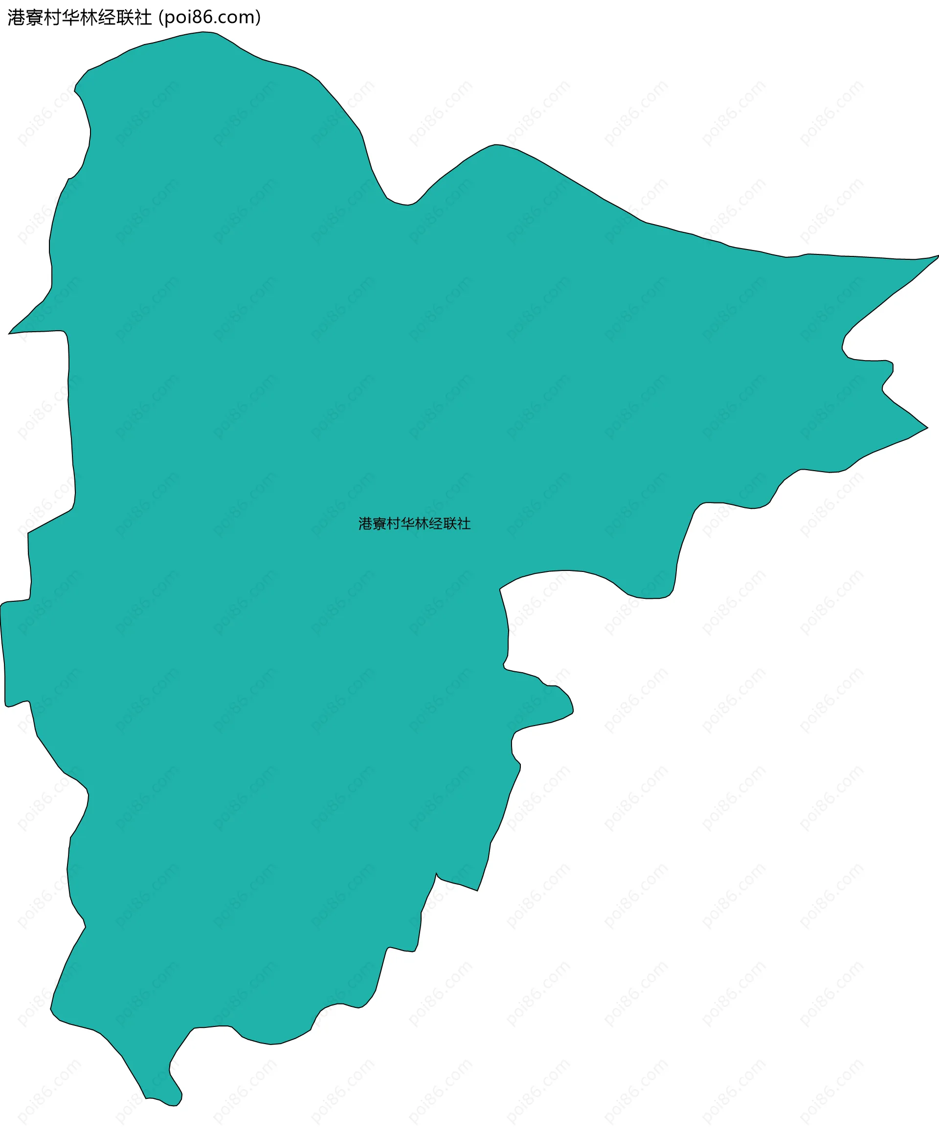 港寮村华林经联社边界地图
