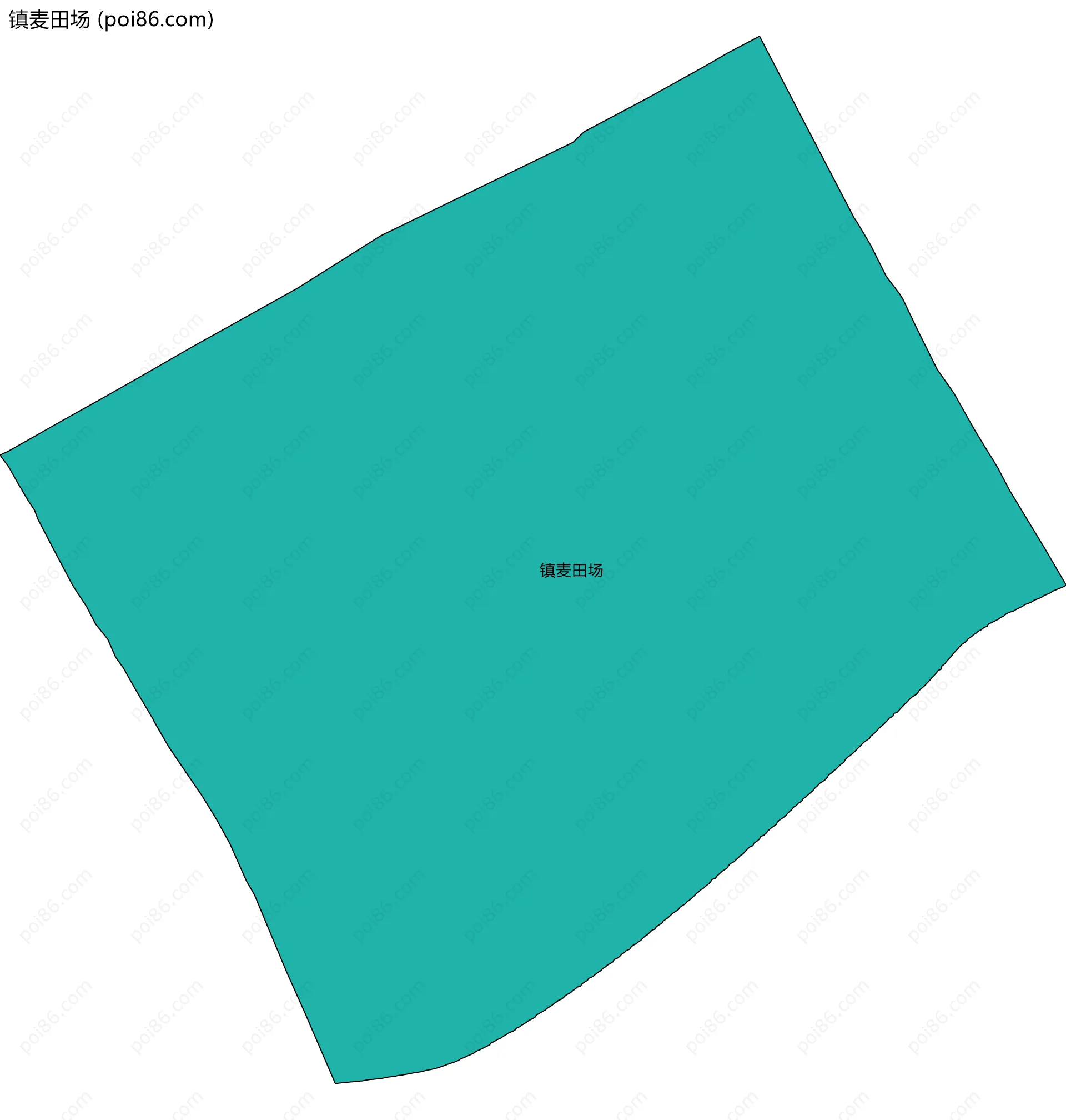 镇麦田场边界地图