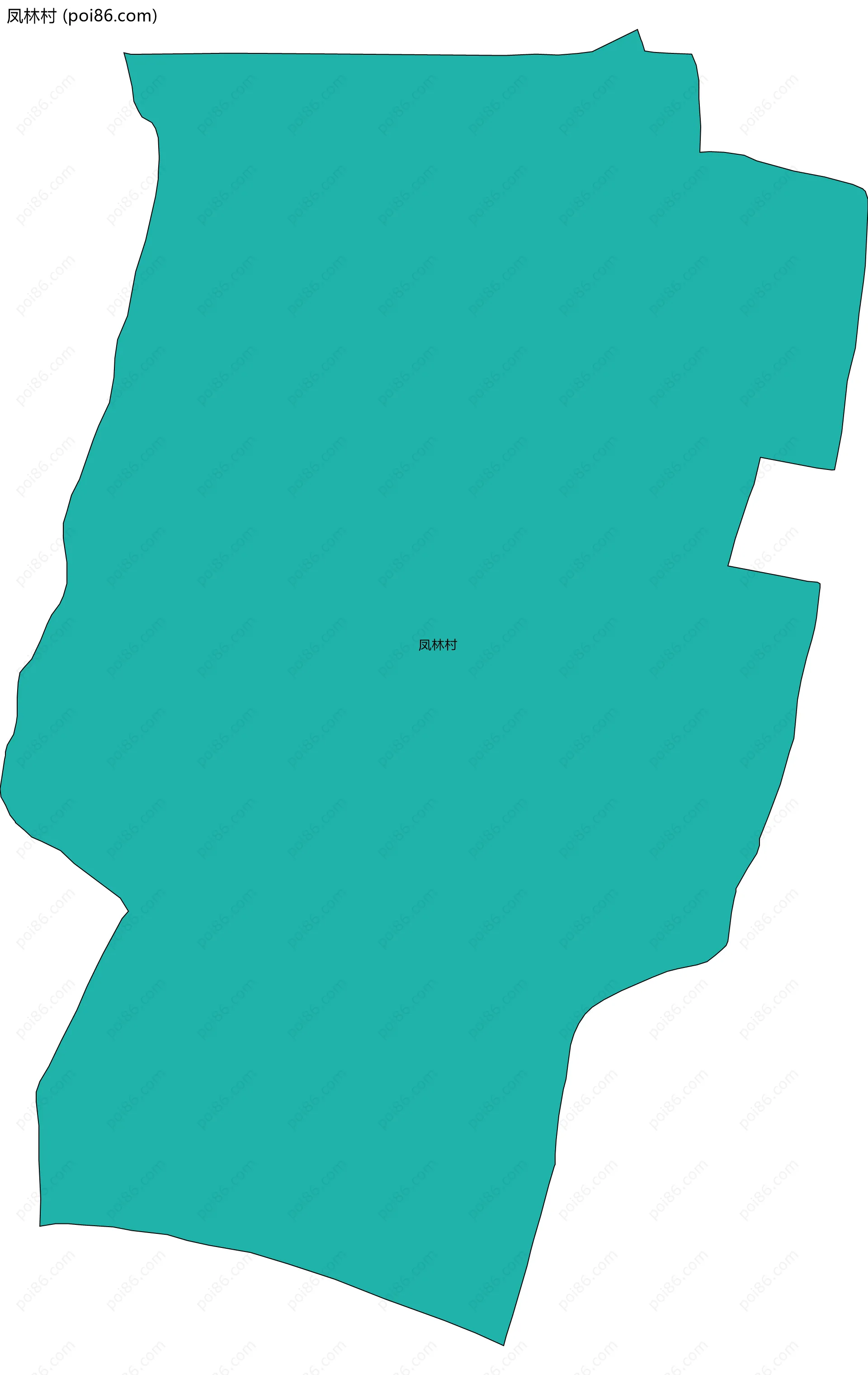 凤林村边界地图