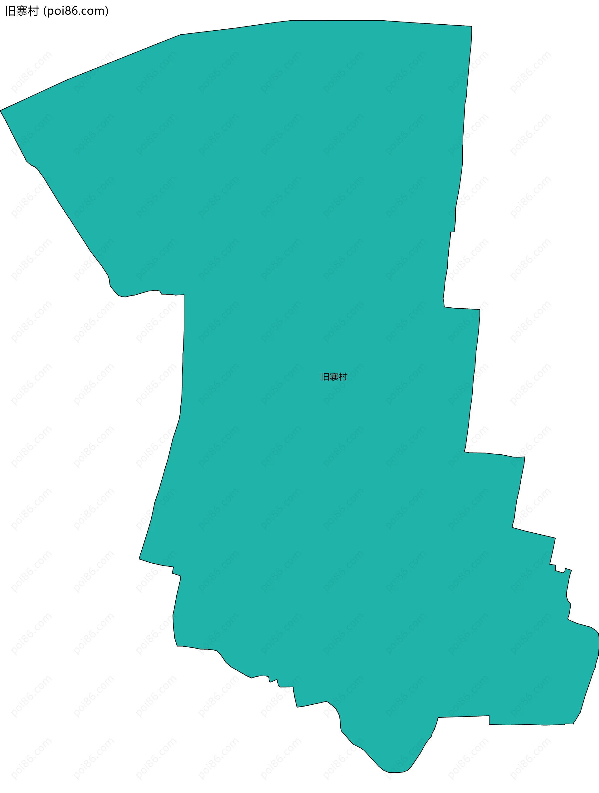 旧寨村边界地图