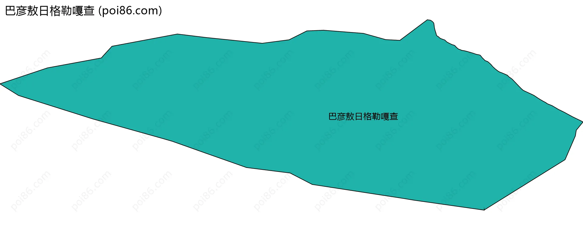 巴彦敖日格勒嘎查边界地图