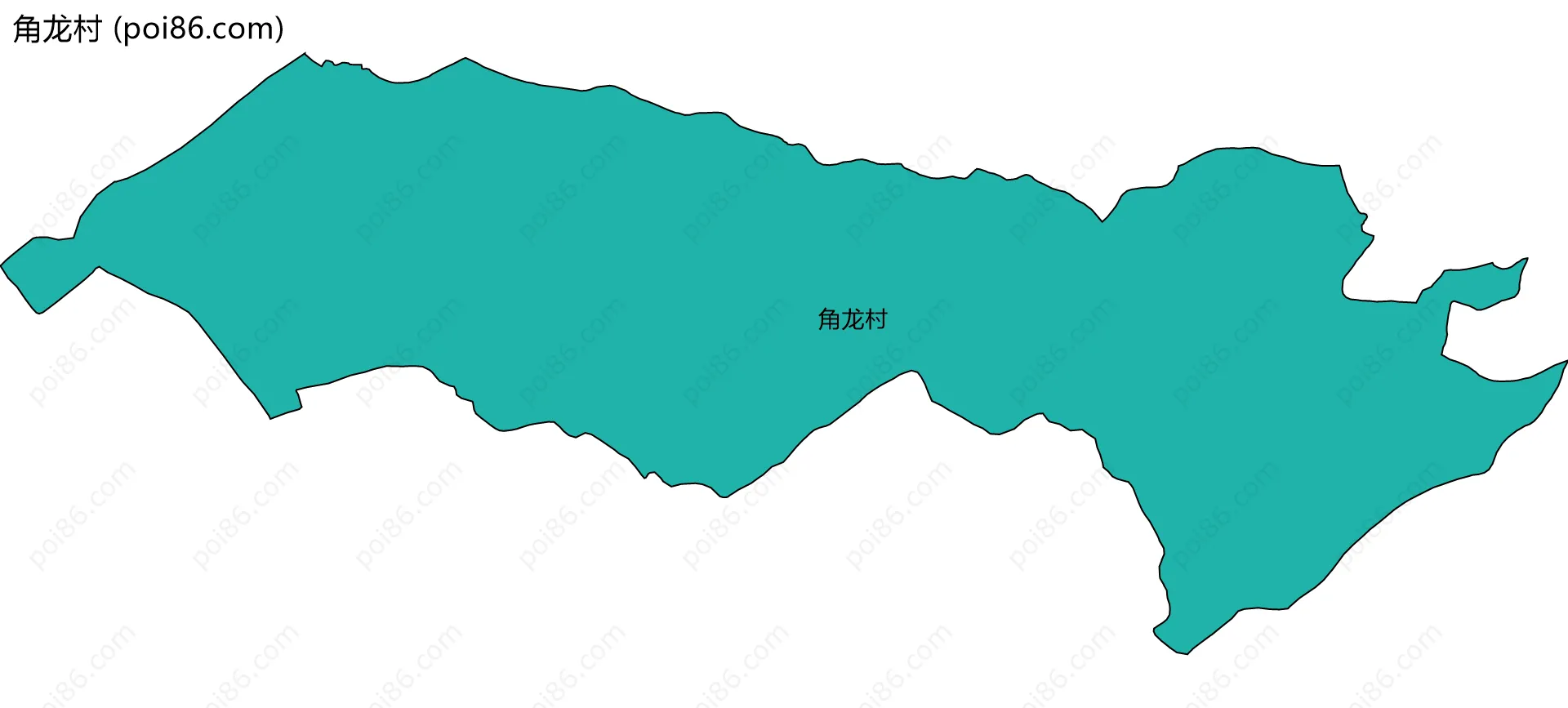 角龙村边界地图