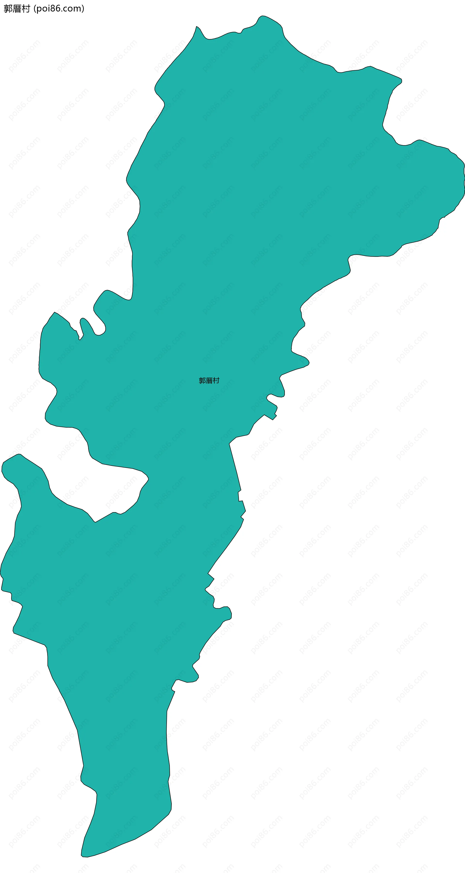 郭厝村边界地图