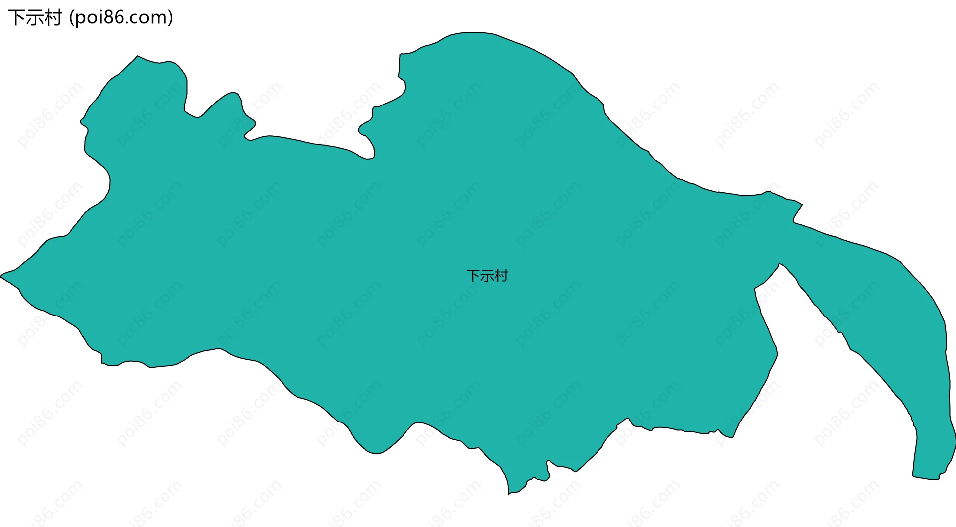 下示村边界地图