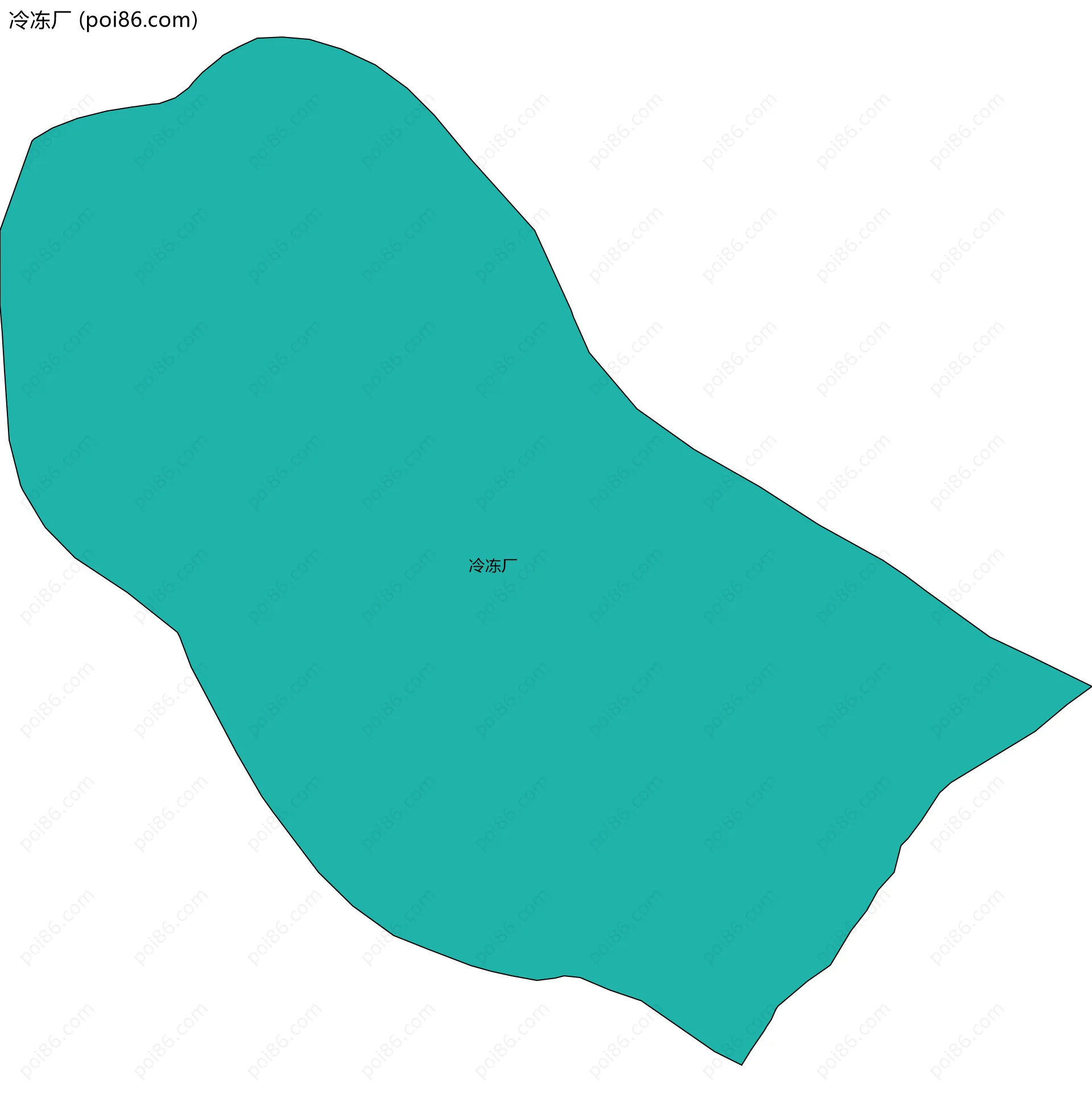 冷冻厂边界地图