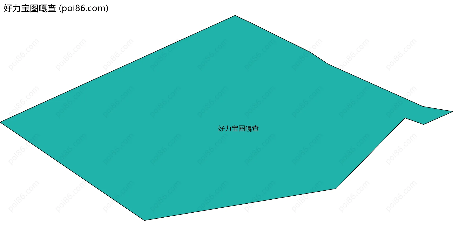 好力宝图嘎查边界地图