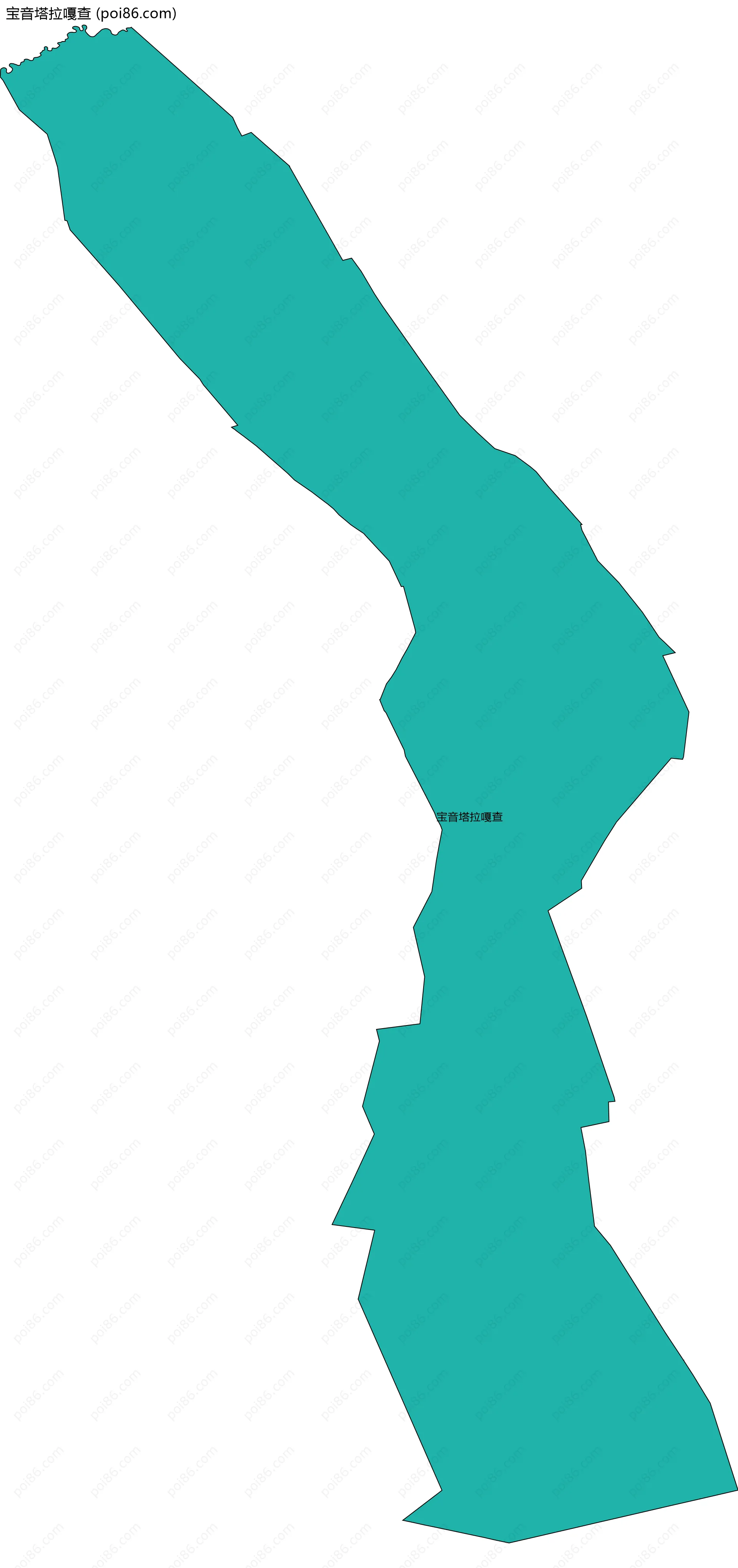 宝音塔拉嘎查边界地图