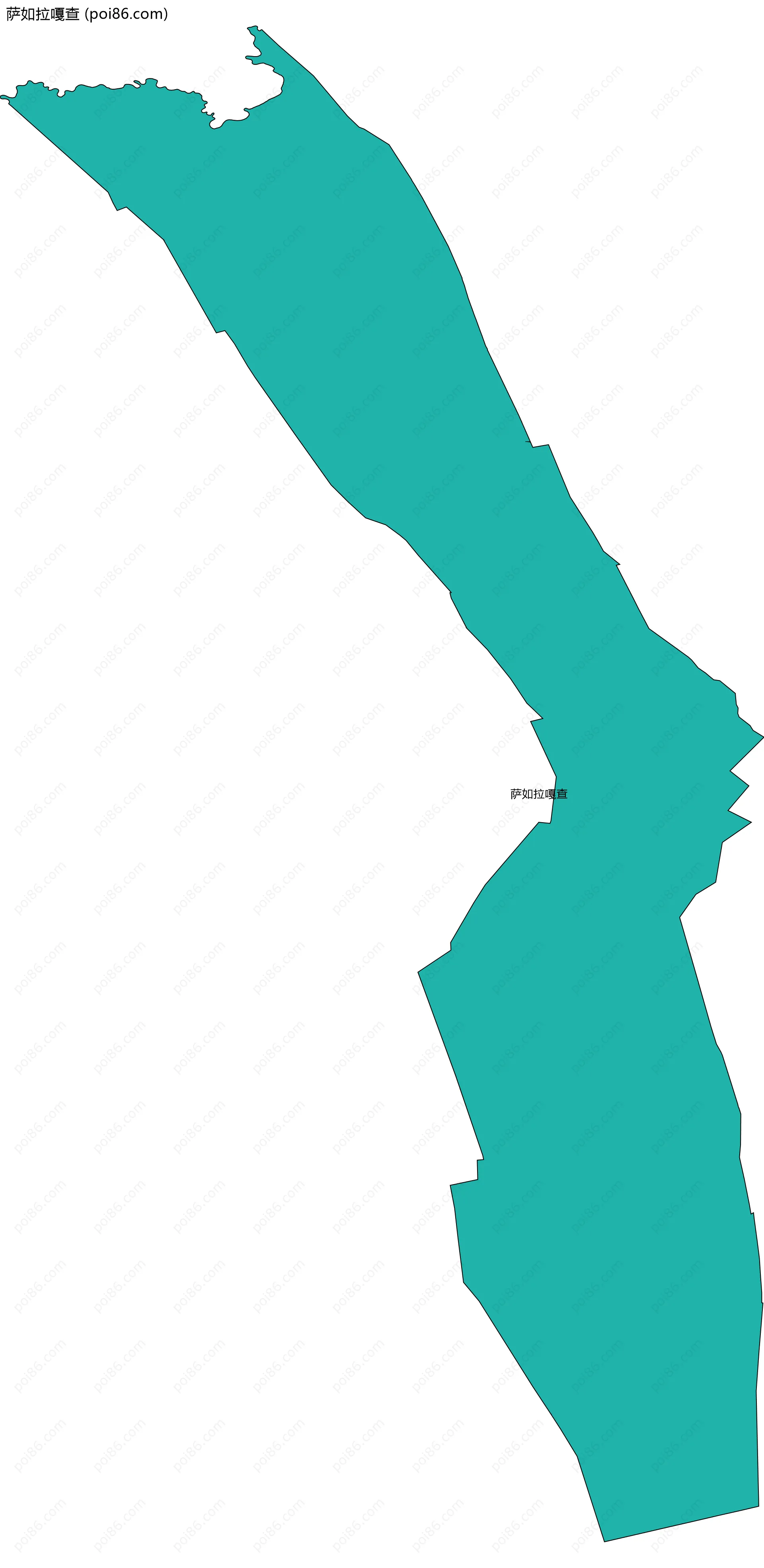 萨如拉嘎查边界地图