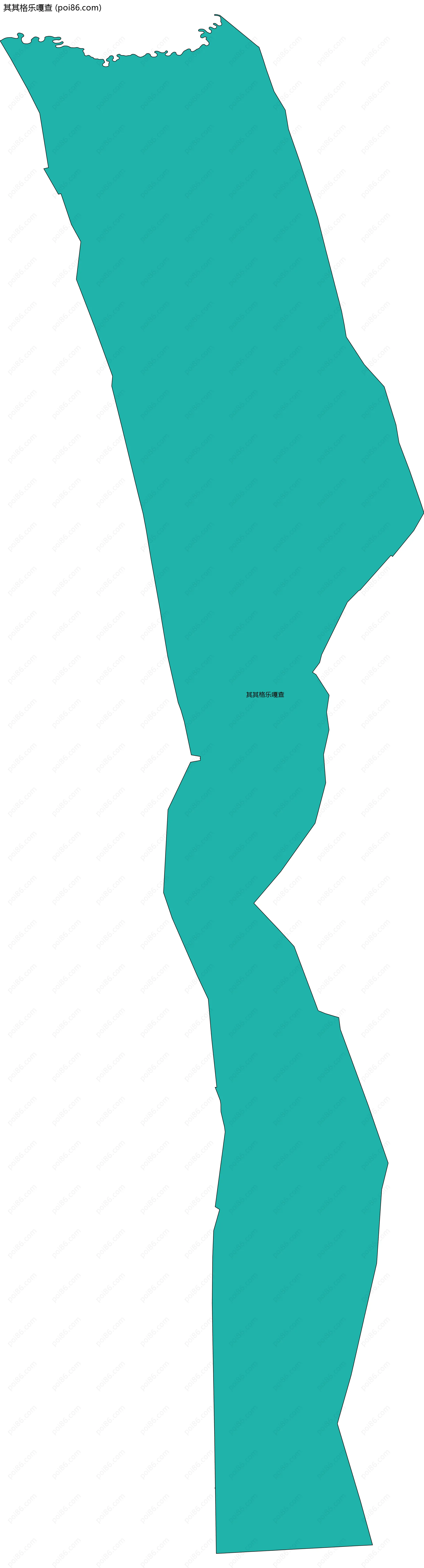 其其格乐嘎查边界地图