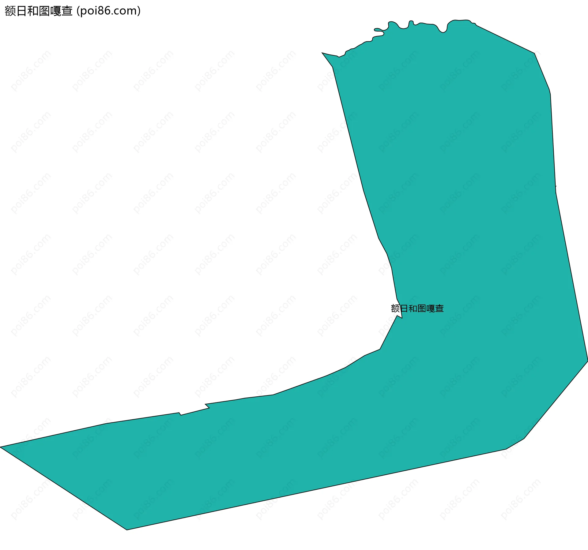 额日和图嘎查边界地图