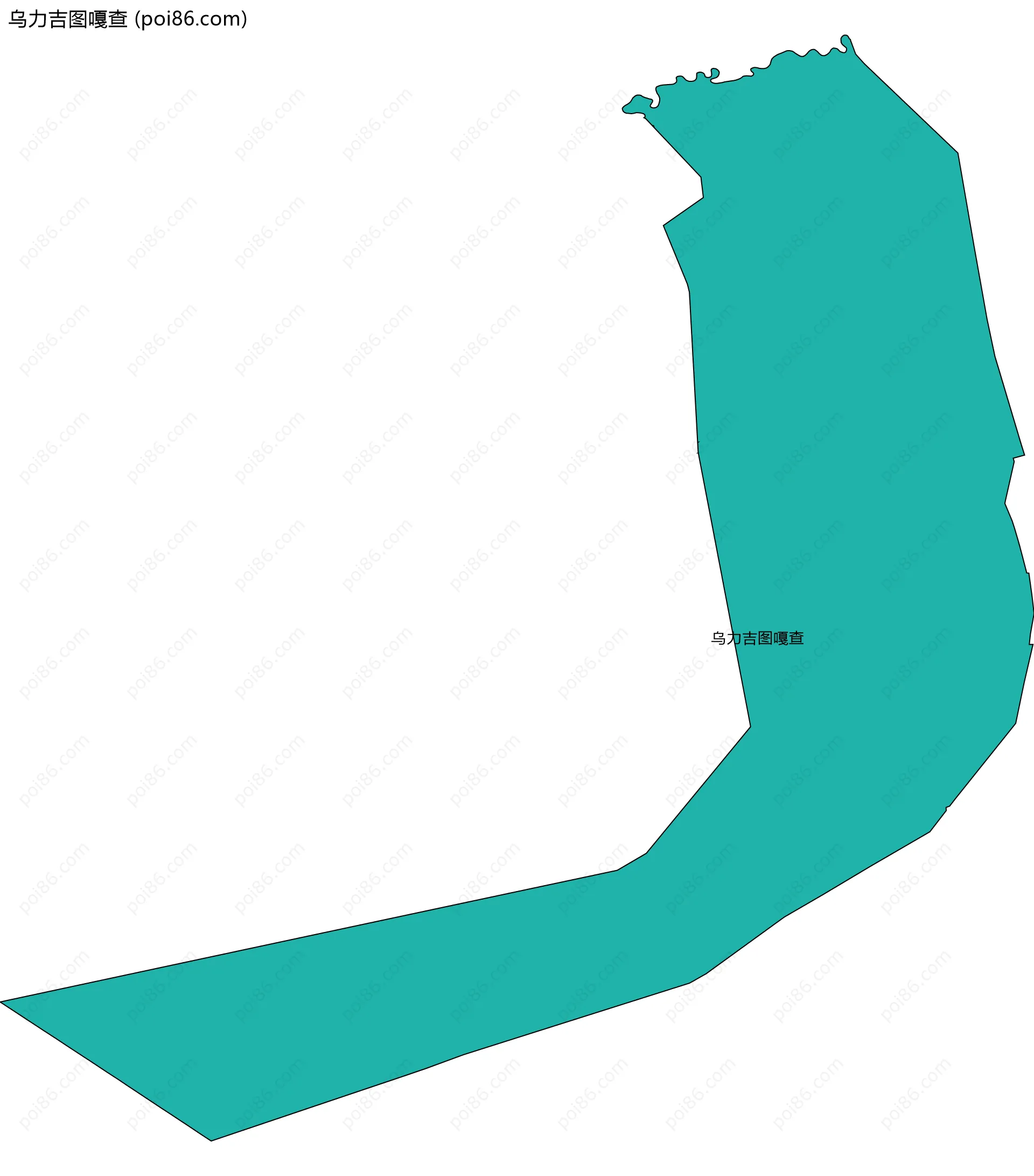 乌力吉图嘎查边界地图