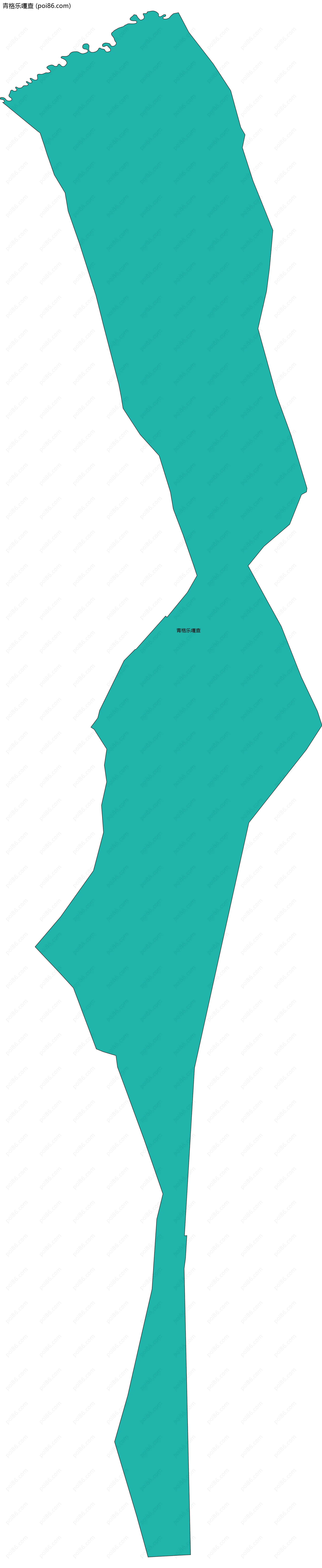 青格乐嘎查边界地图