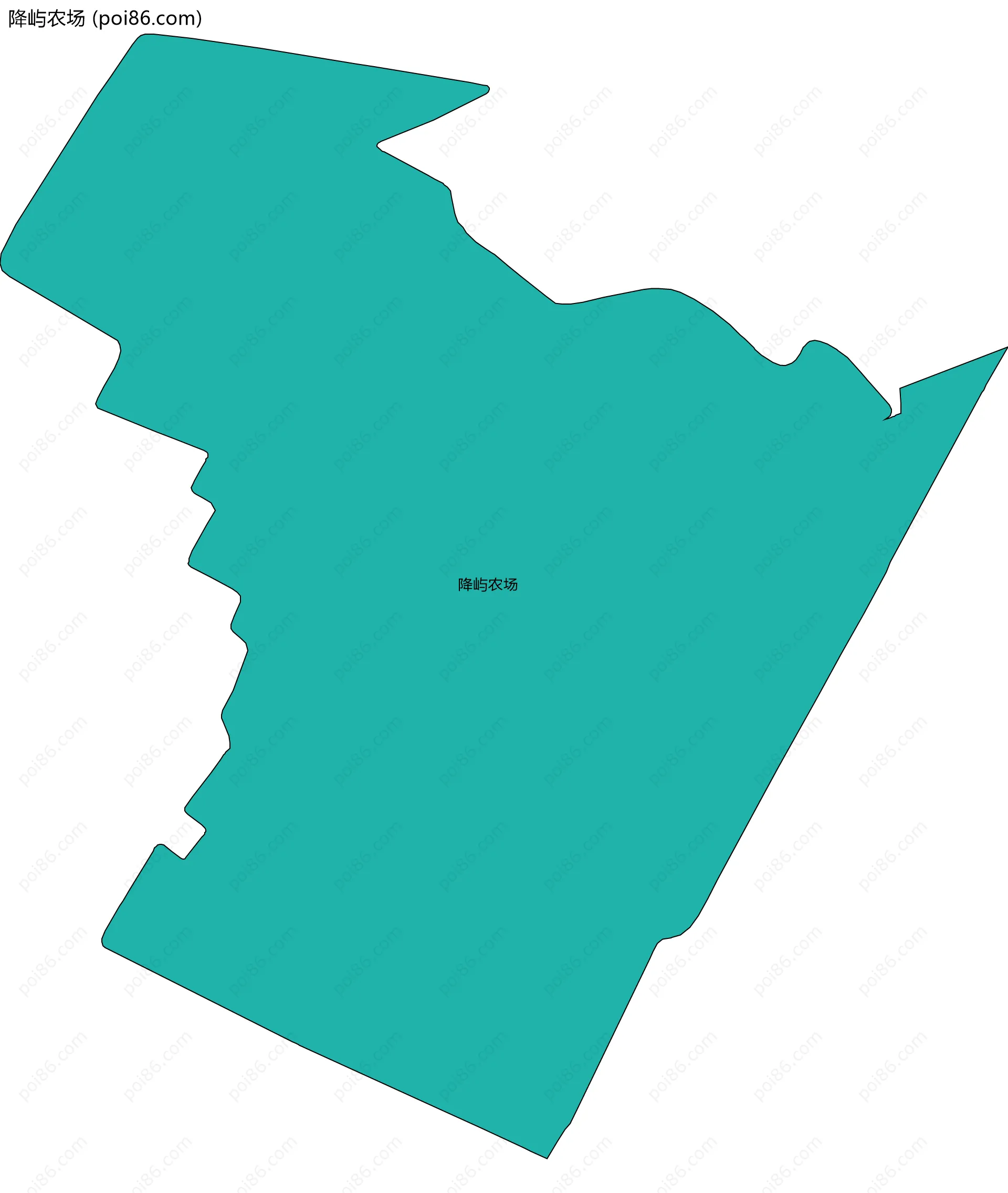 降屿农场边界地图