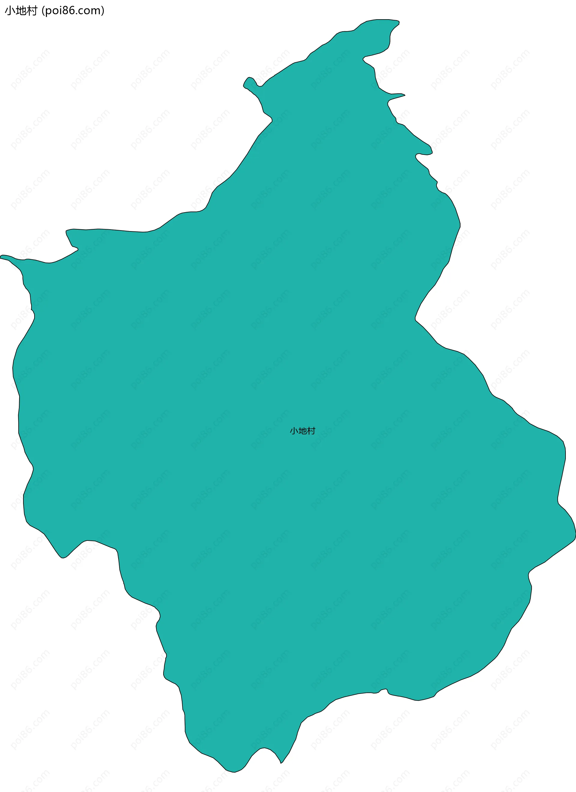 小地村边界地图