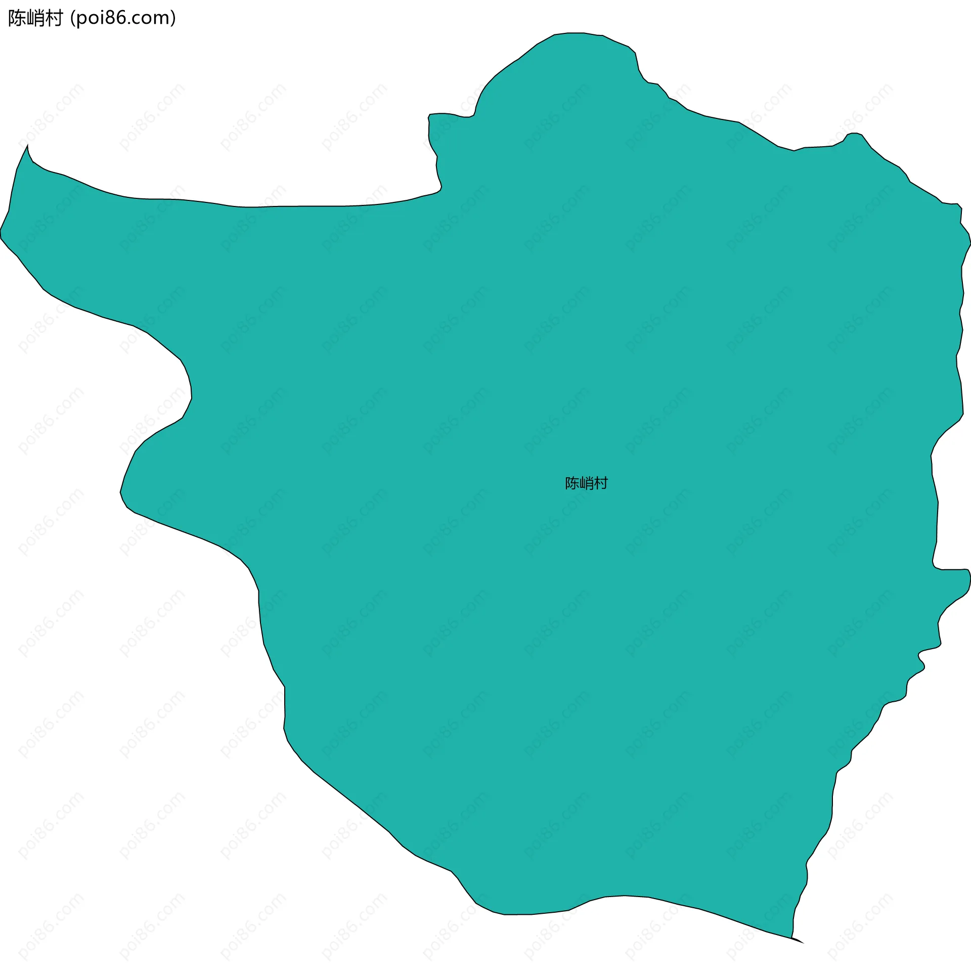 陈峭村边界地图