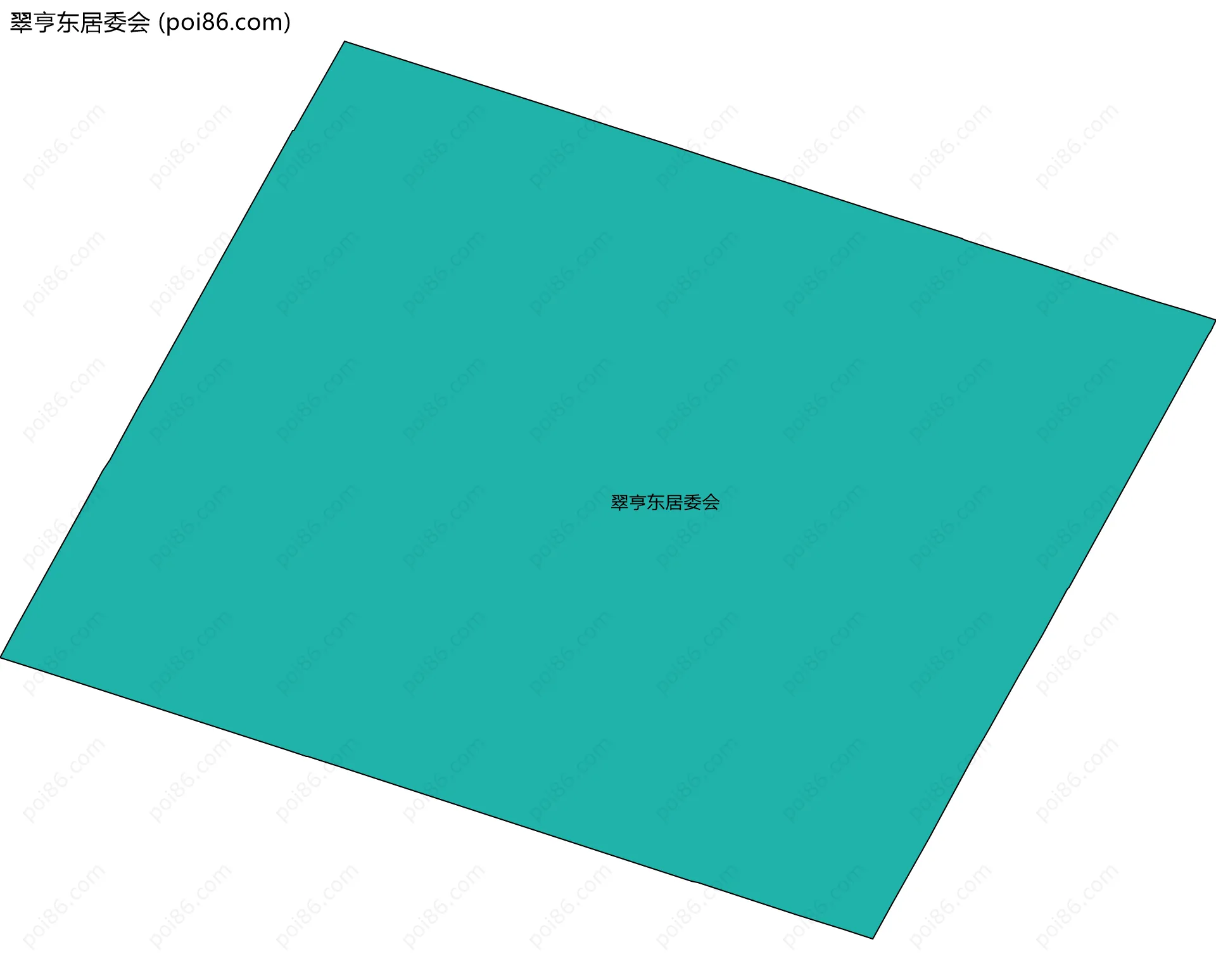 翠亨东居委会边界地图