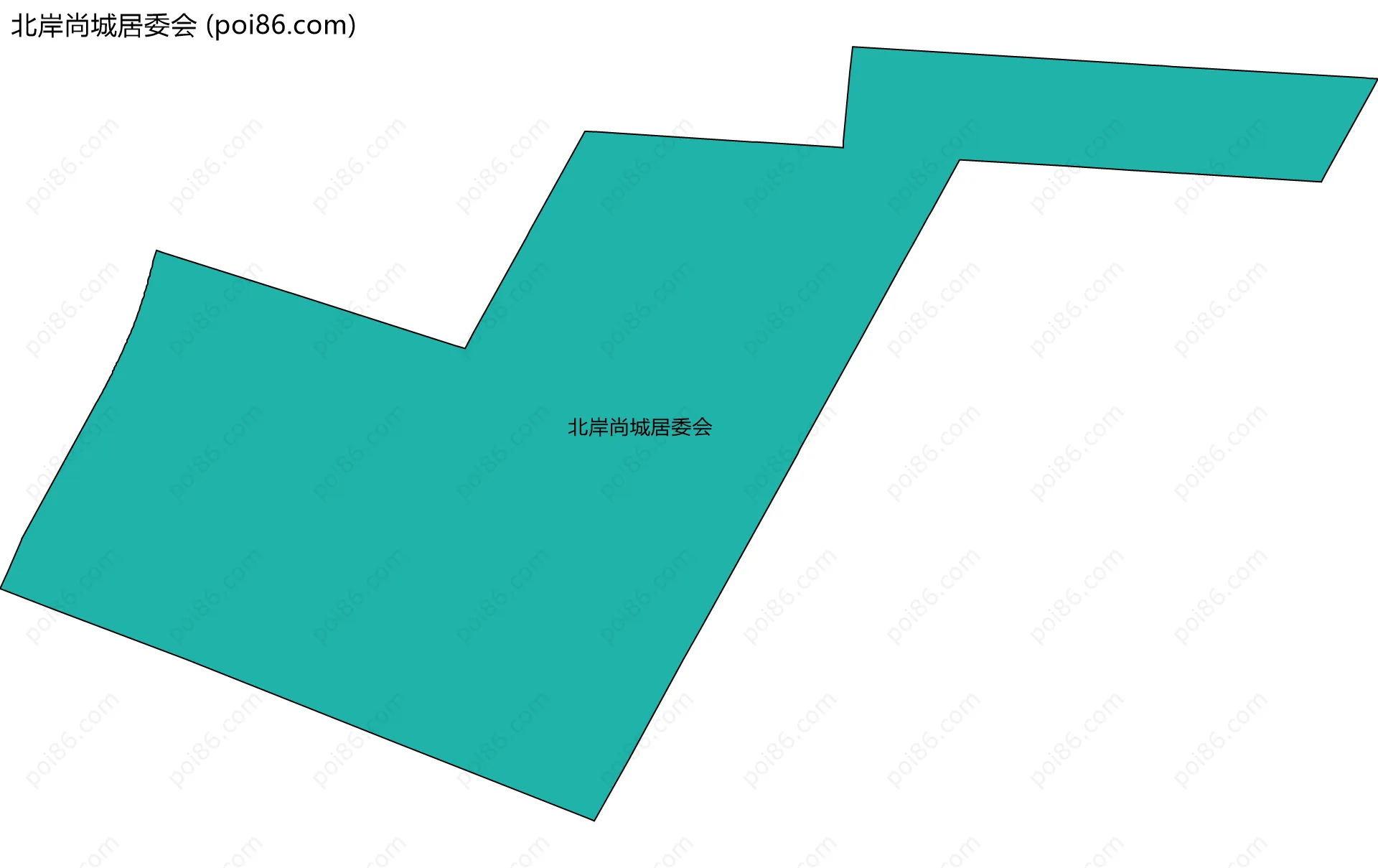 北岸尚城居委会边界地图