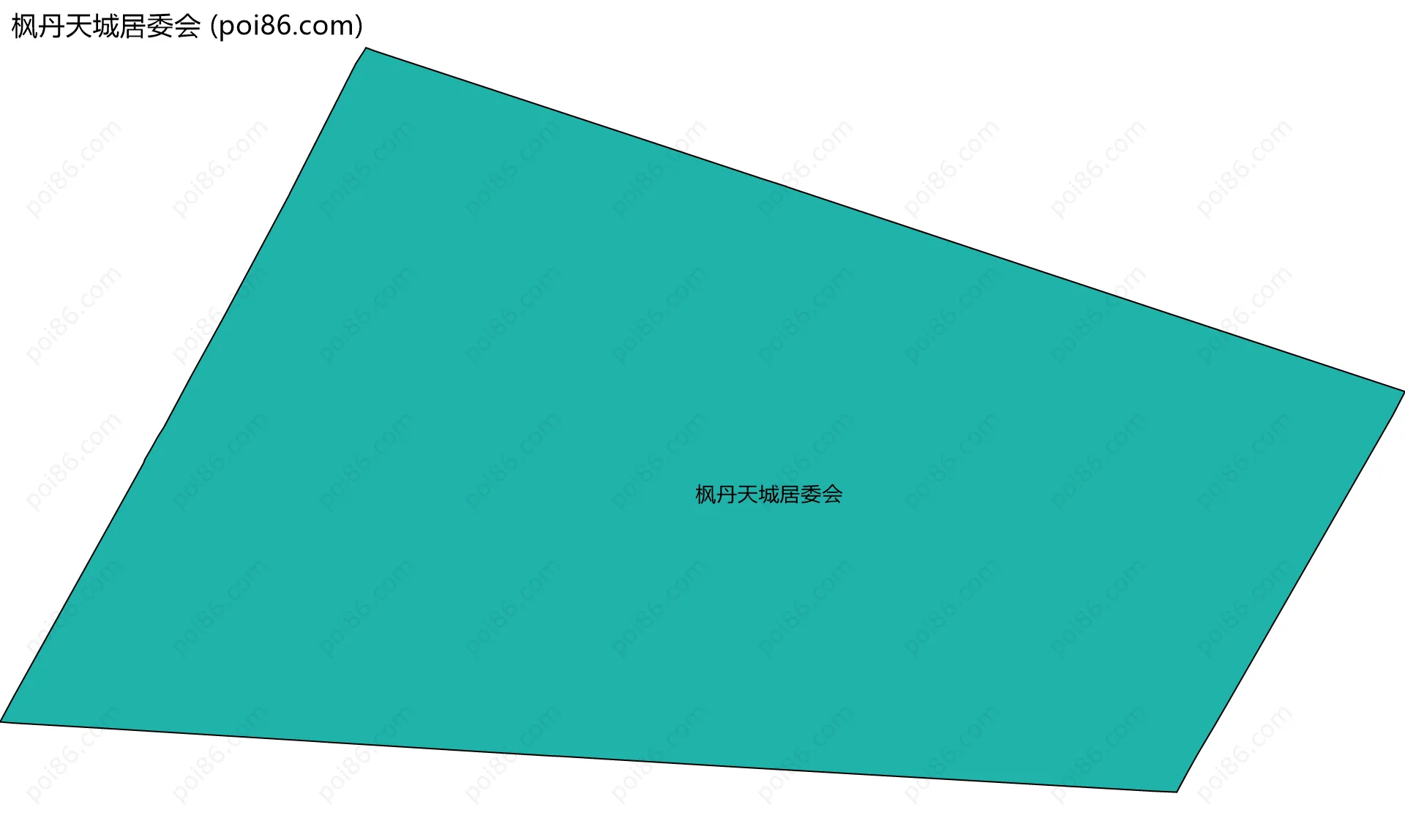 枫丹天城居委会边界地图