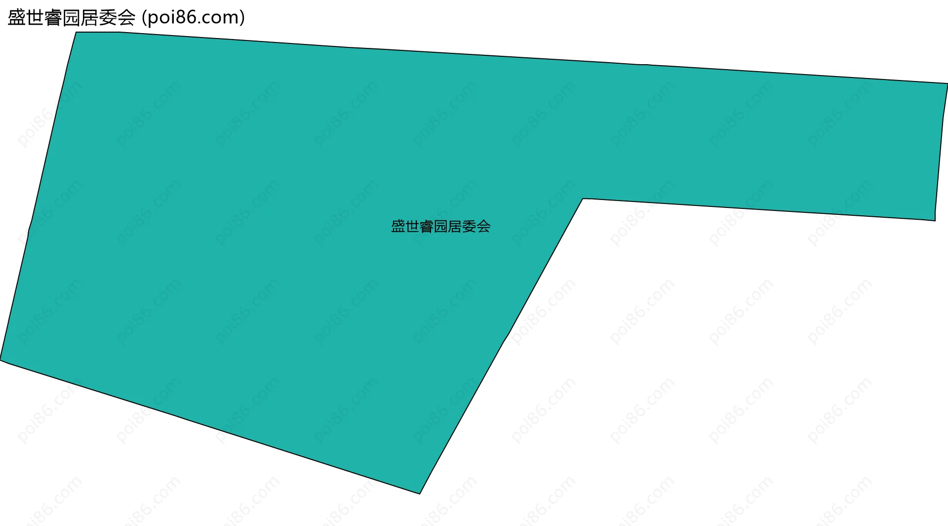 盛世睿园居委会边界地图