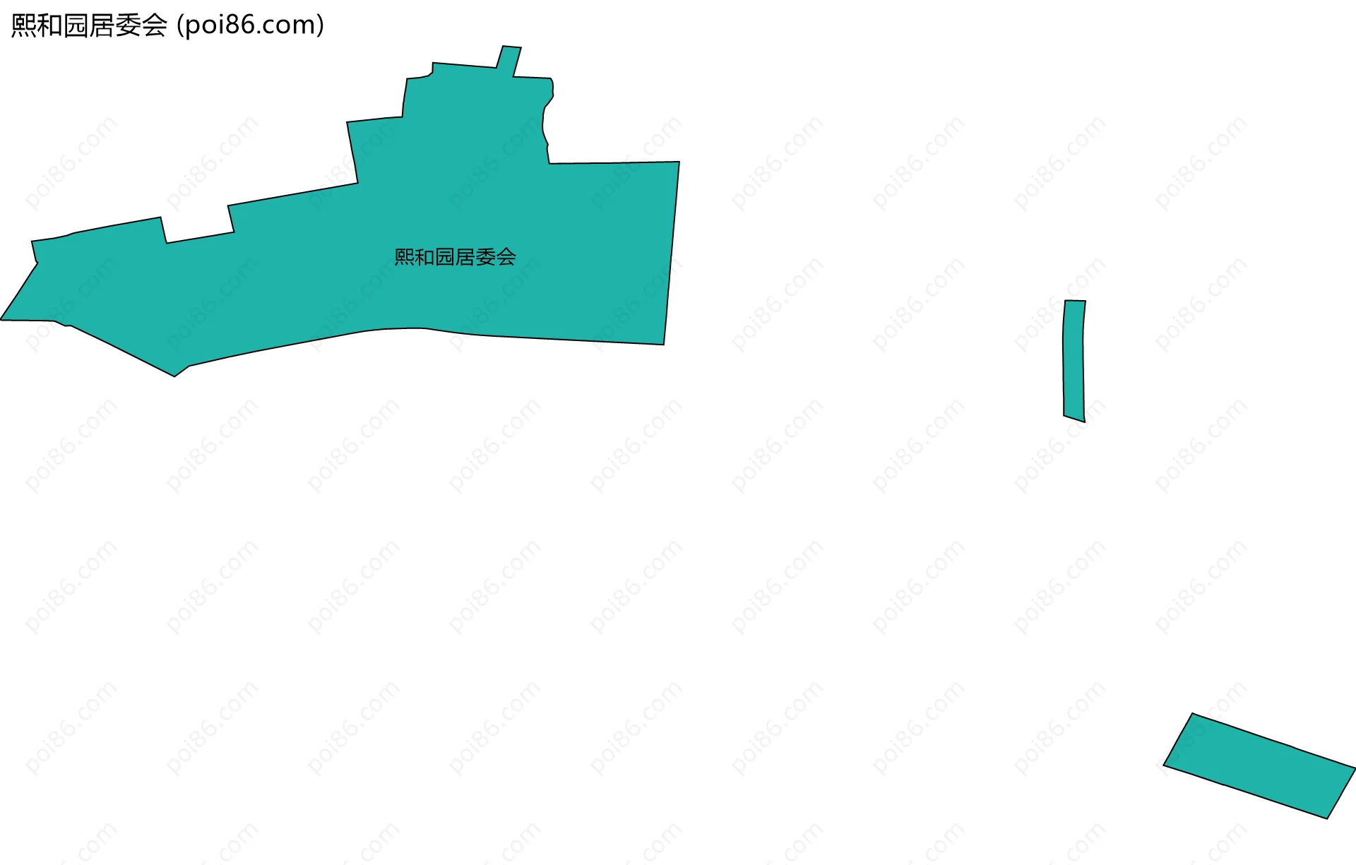 熙和园居委会边界地图