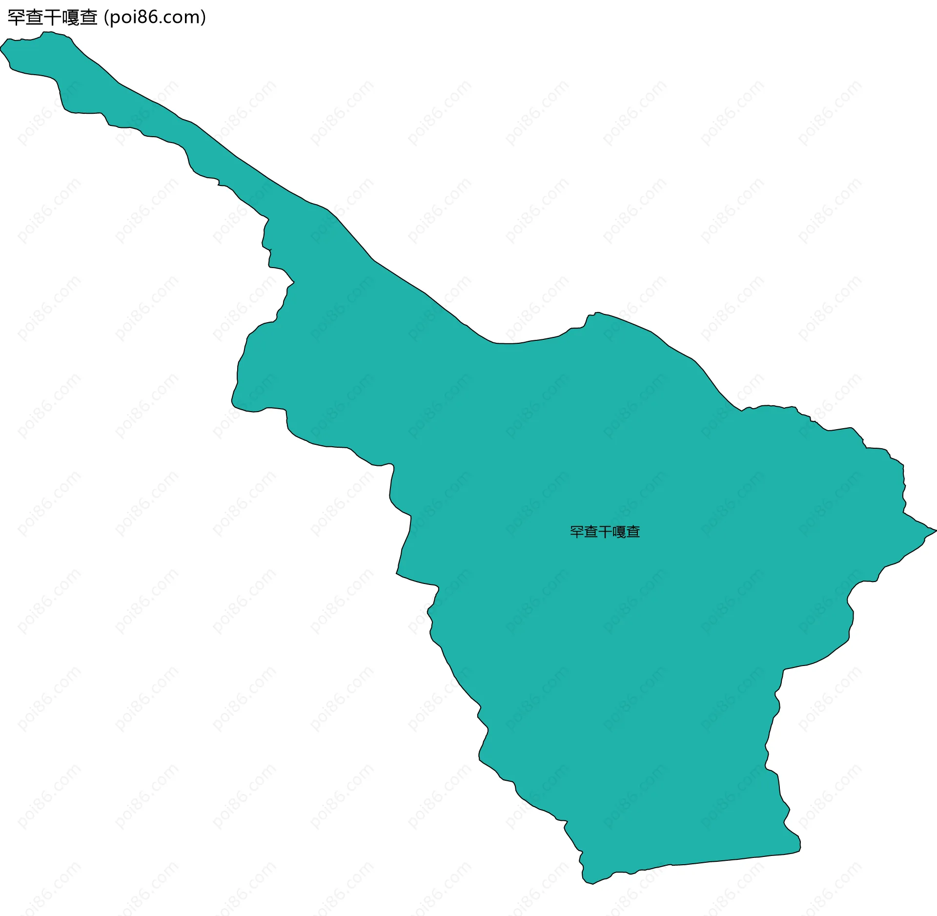 罕查干嘎查边界地图