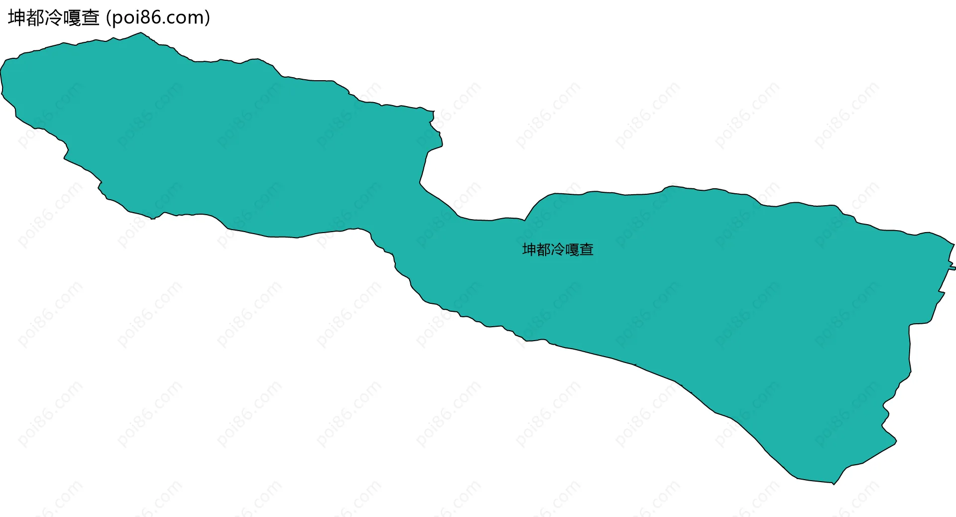 坤都冷嘎查边界地图