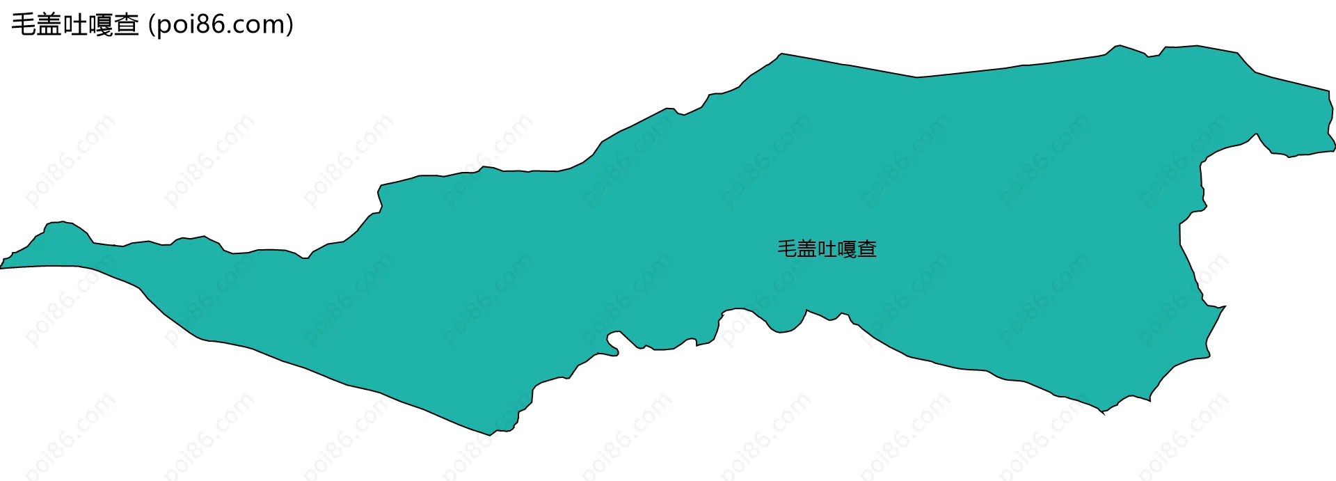 毛盖吐嘎查边界地图