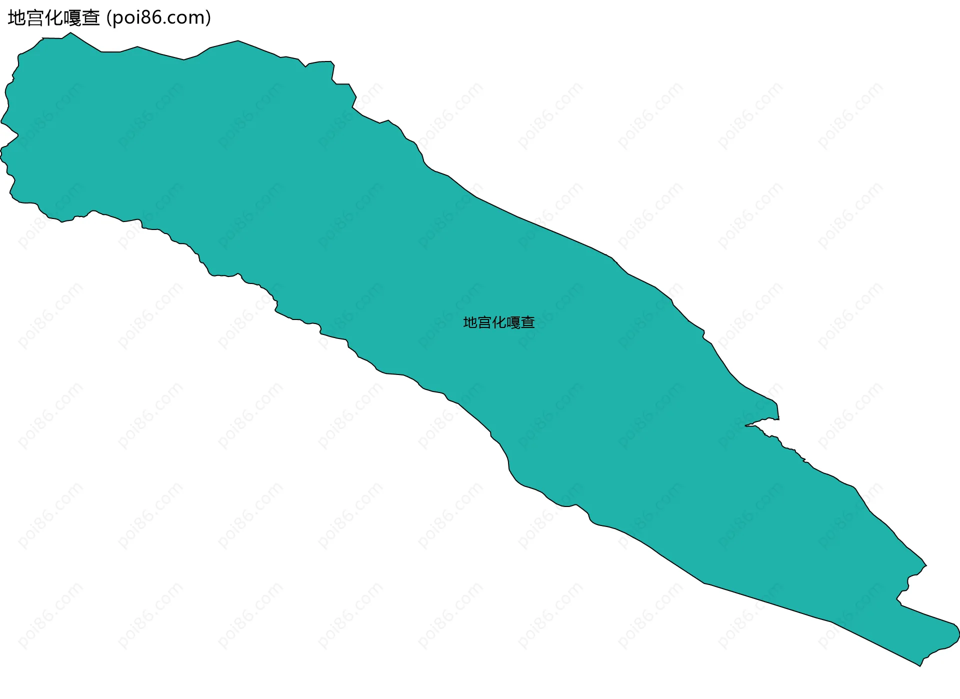 地宫化嘎查边界地图