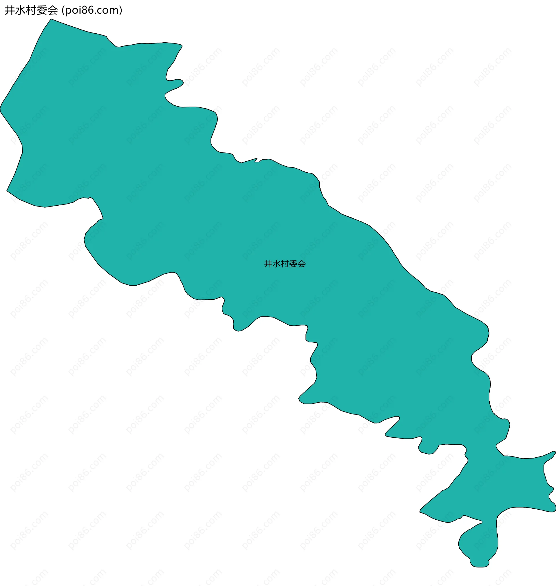 井水村委会边界地图
