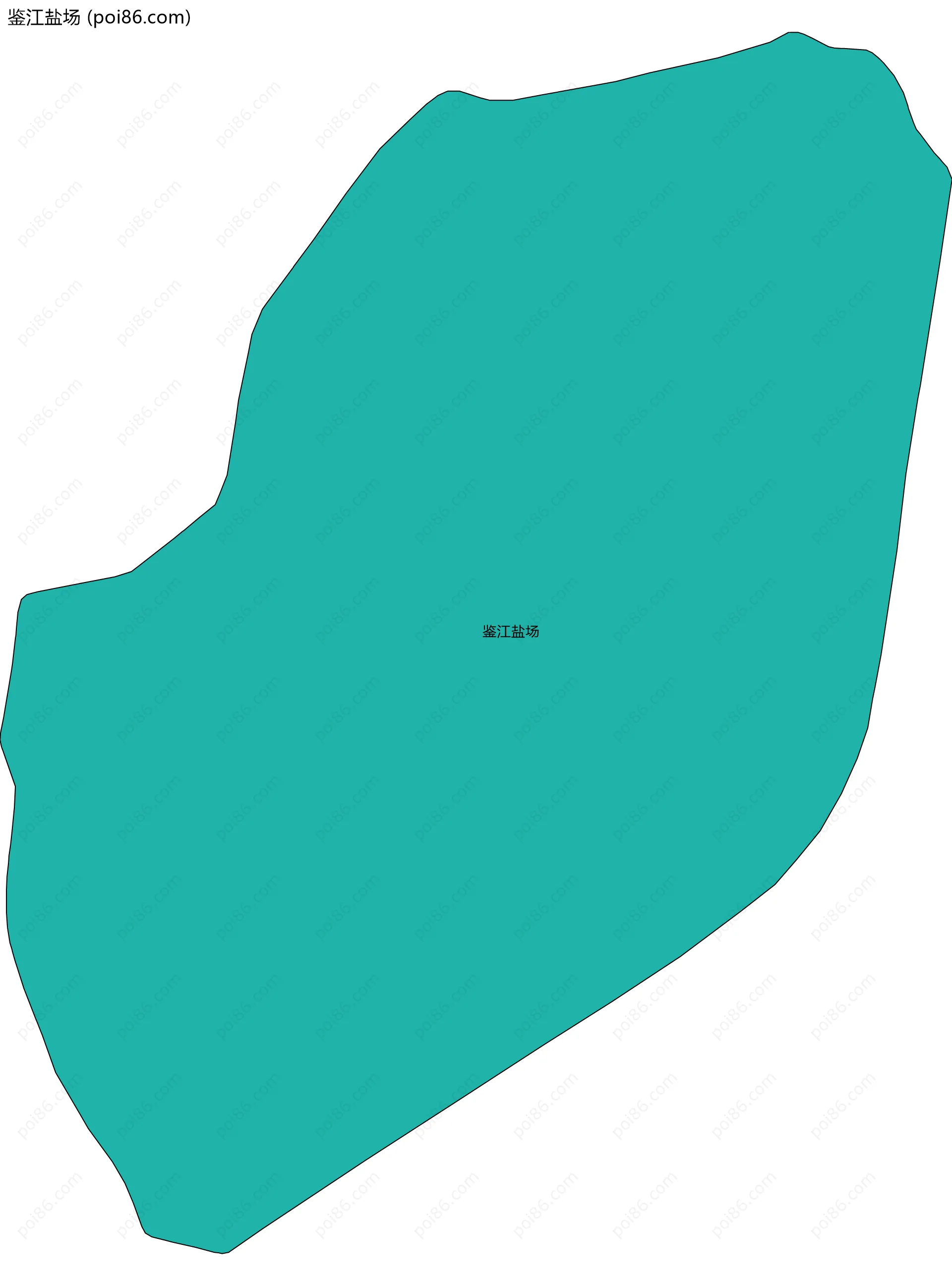 鉴江盐场边界地图