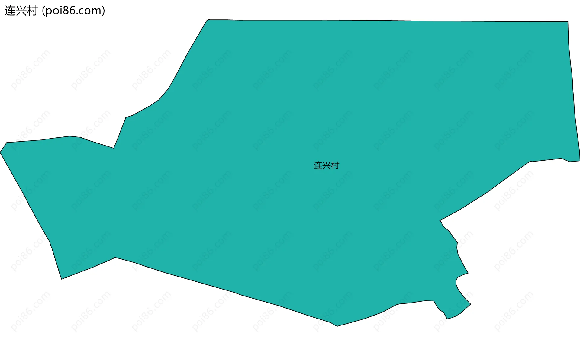连兴村边界地图