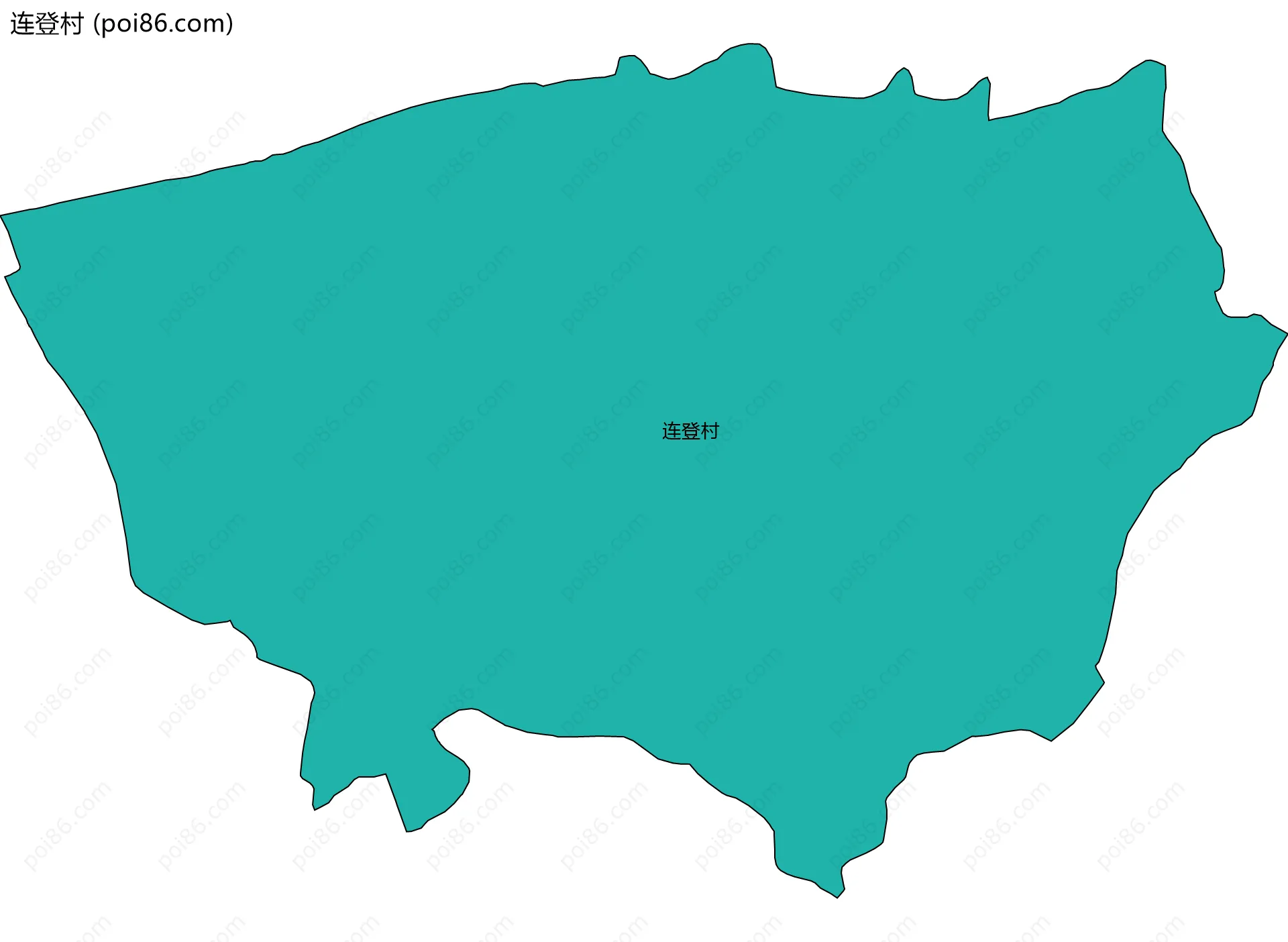 连登村边界地图