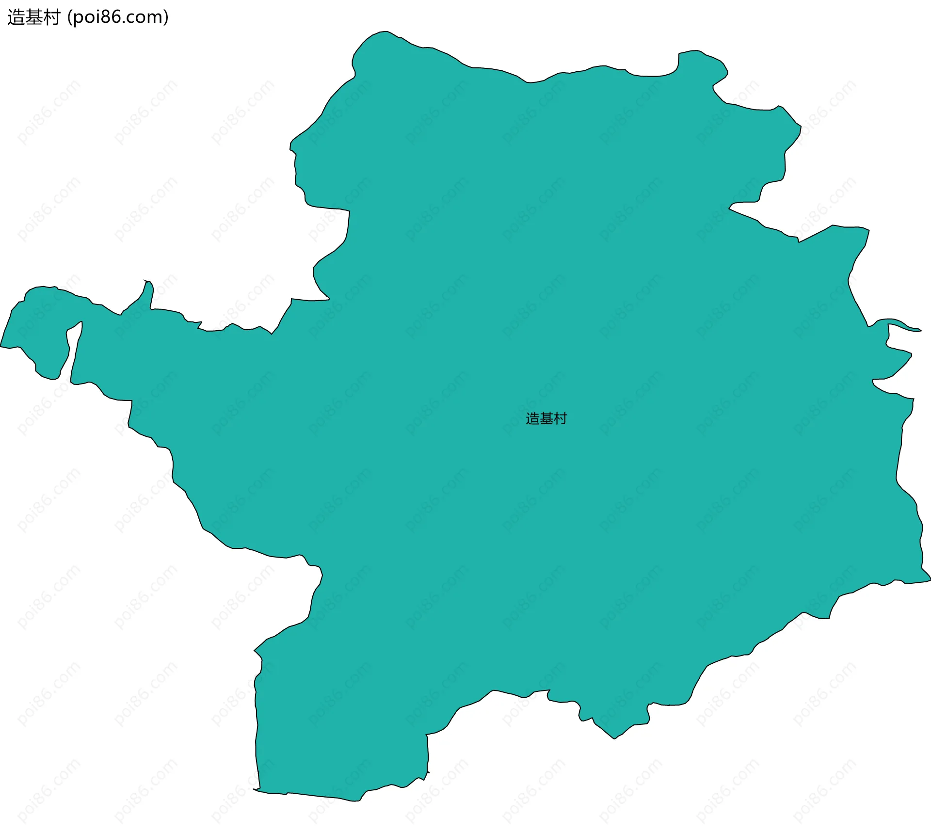 造基村边界地图