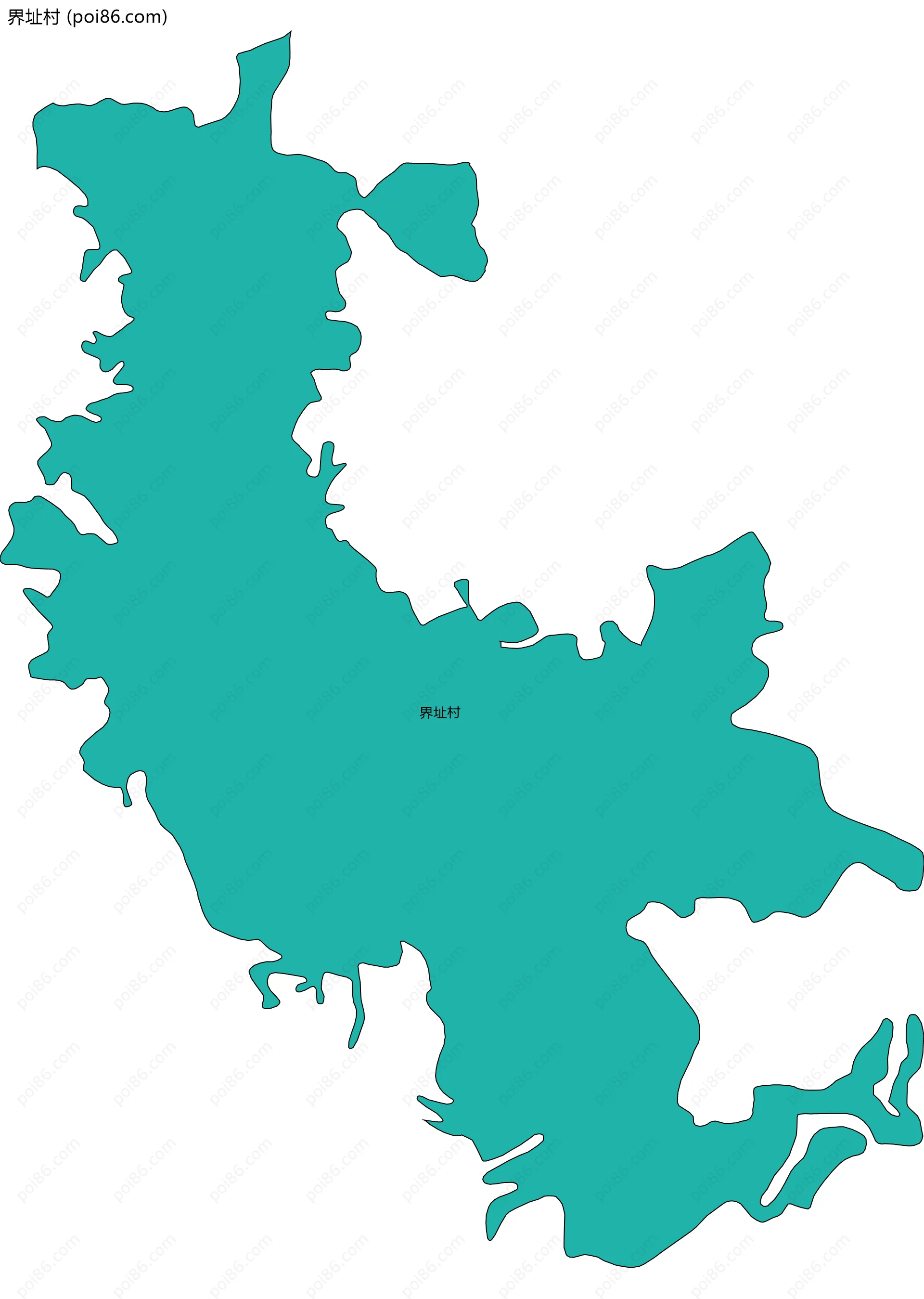 界址村边界地图