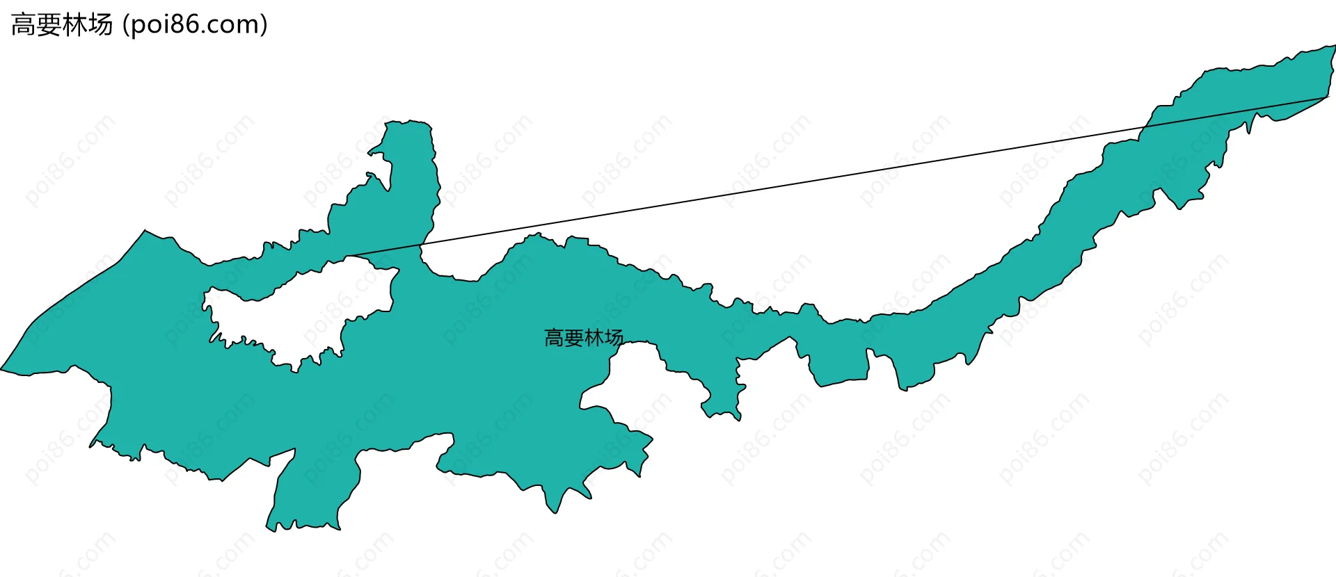 高要林场边界地图