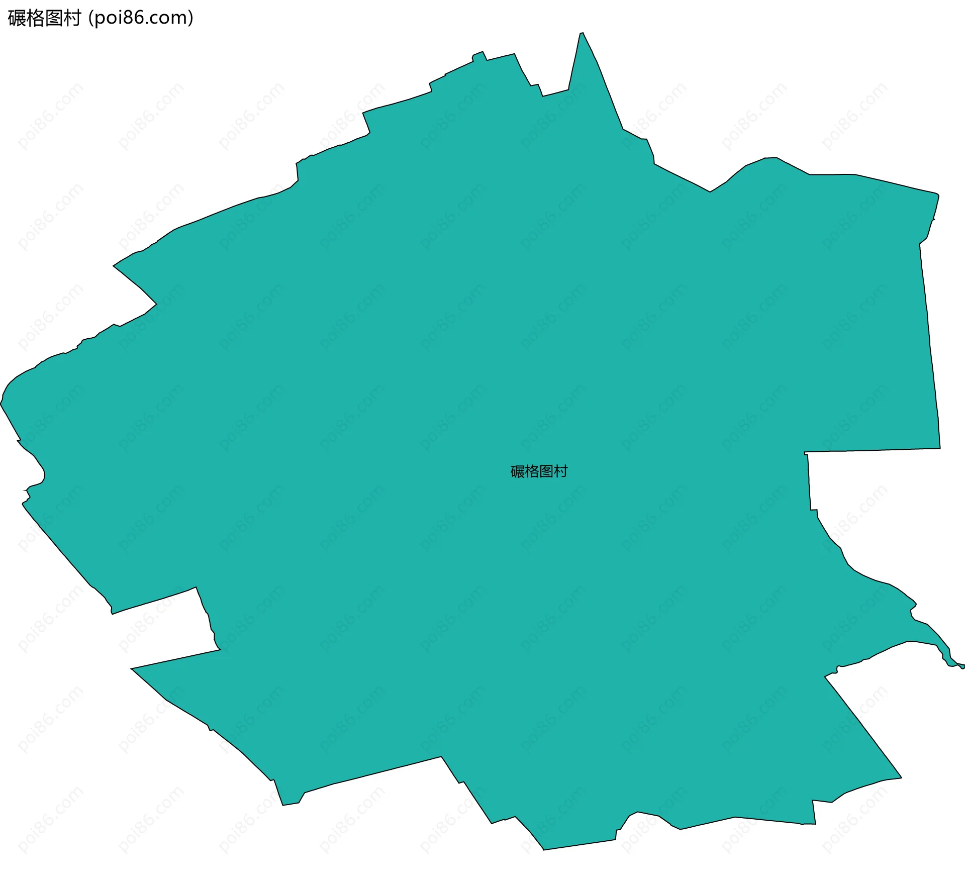 碾格图村边界地图