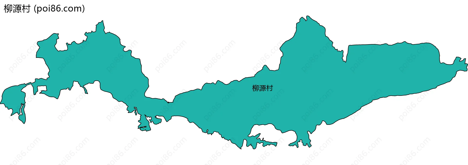 柳源村边界地图