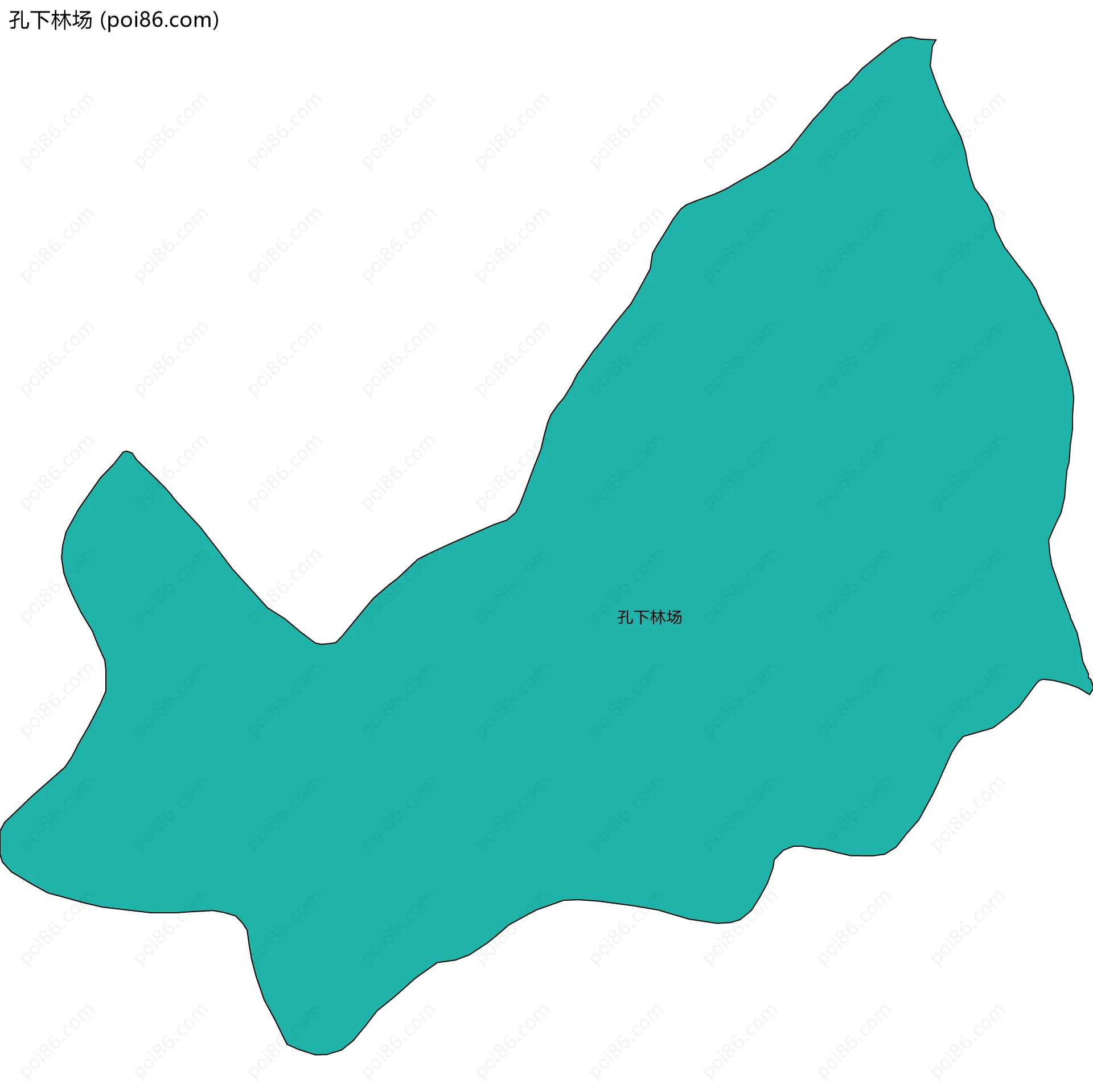 孔下林场边界地图