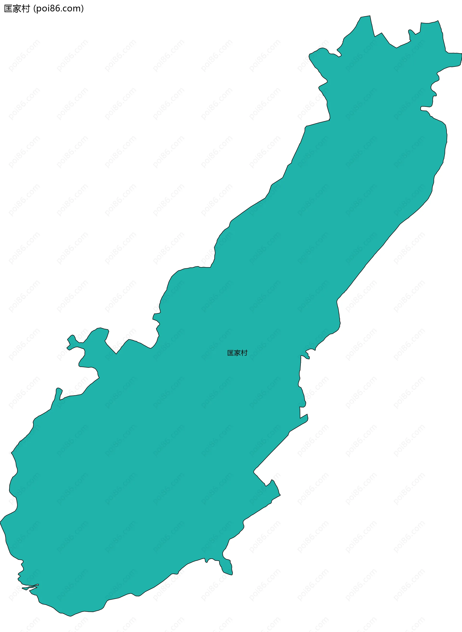 匡家村边界地图