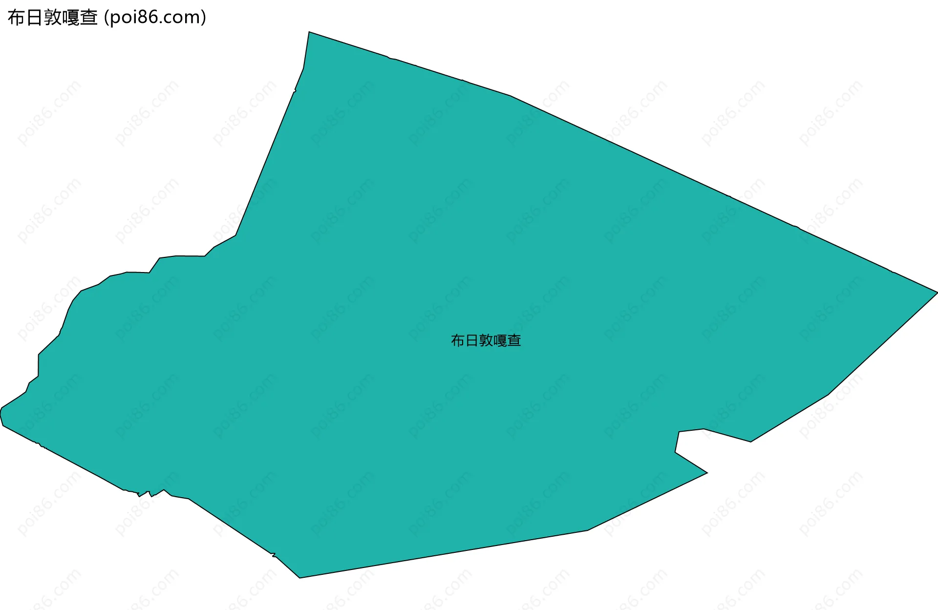 布日敦嘎查边界地图