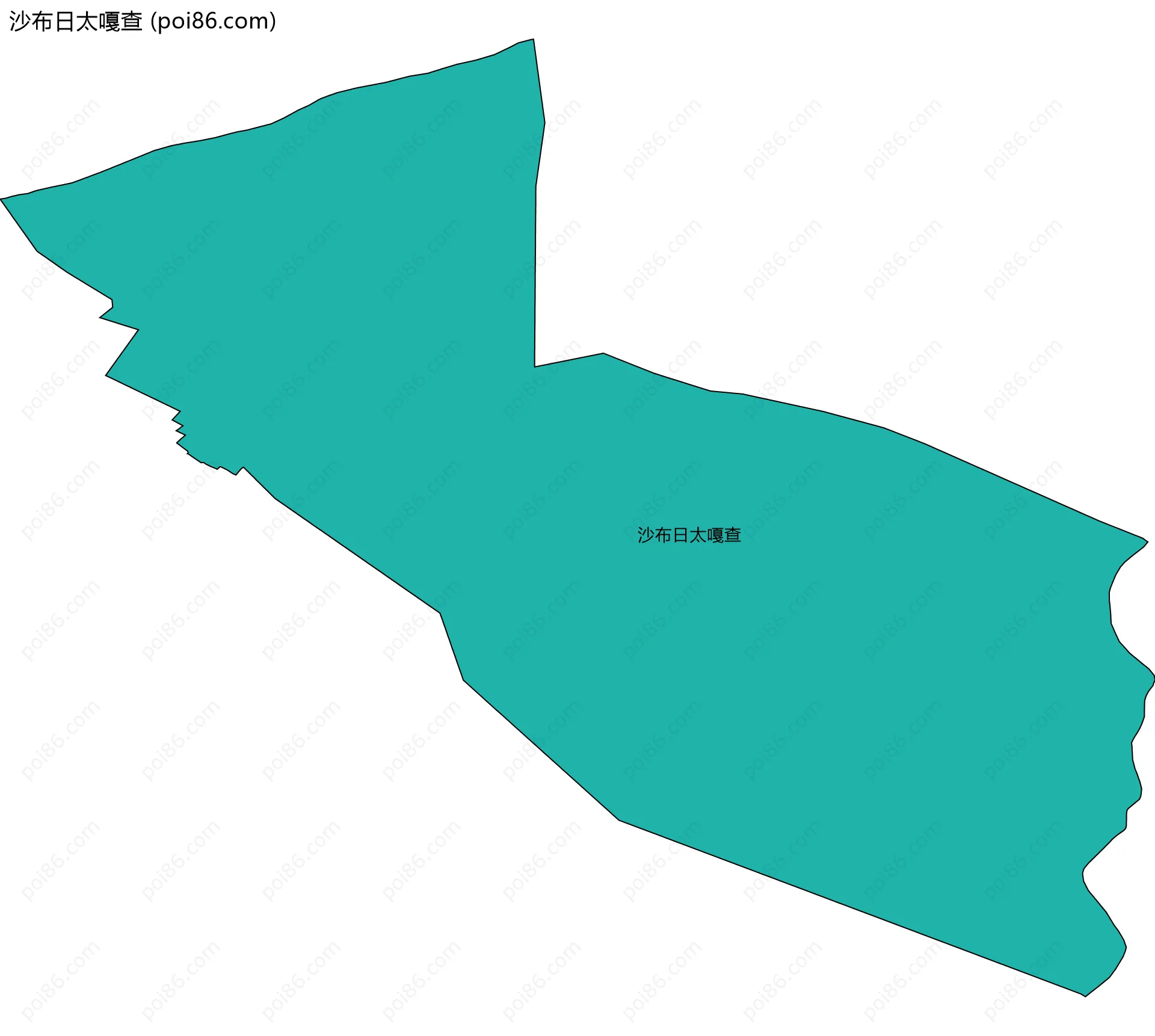 沙布日太嘎查边界地图