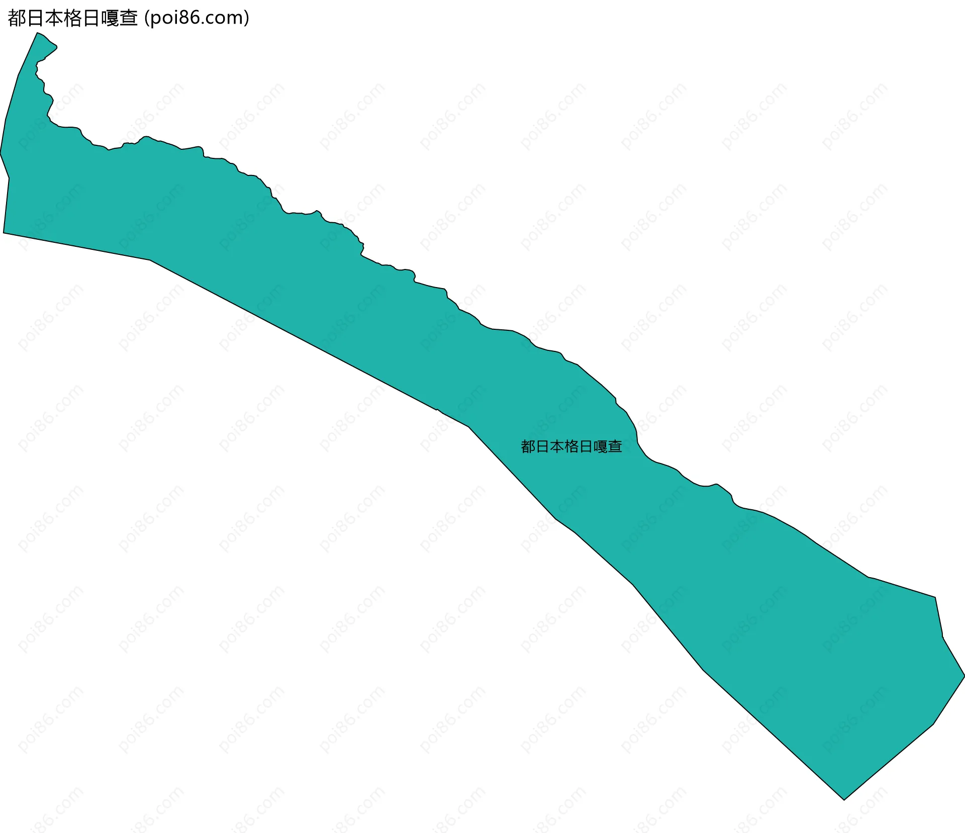 都日本格日嘎查边界地图