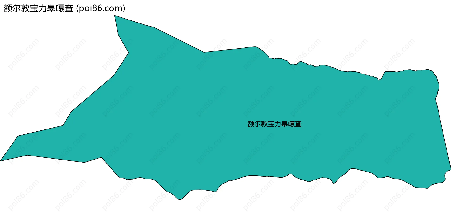 额尔敦宝力皋嘎查边界地图